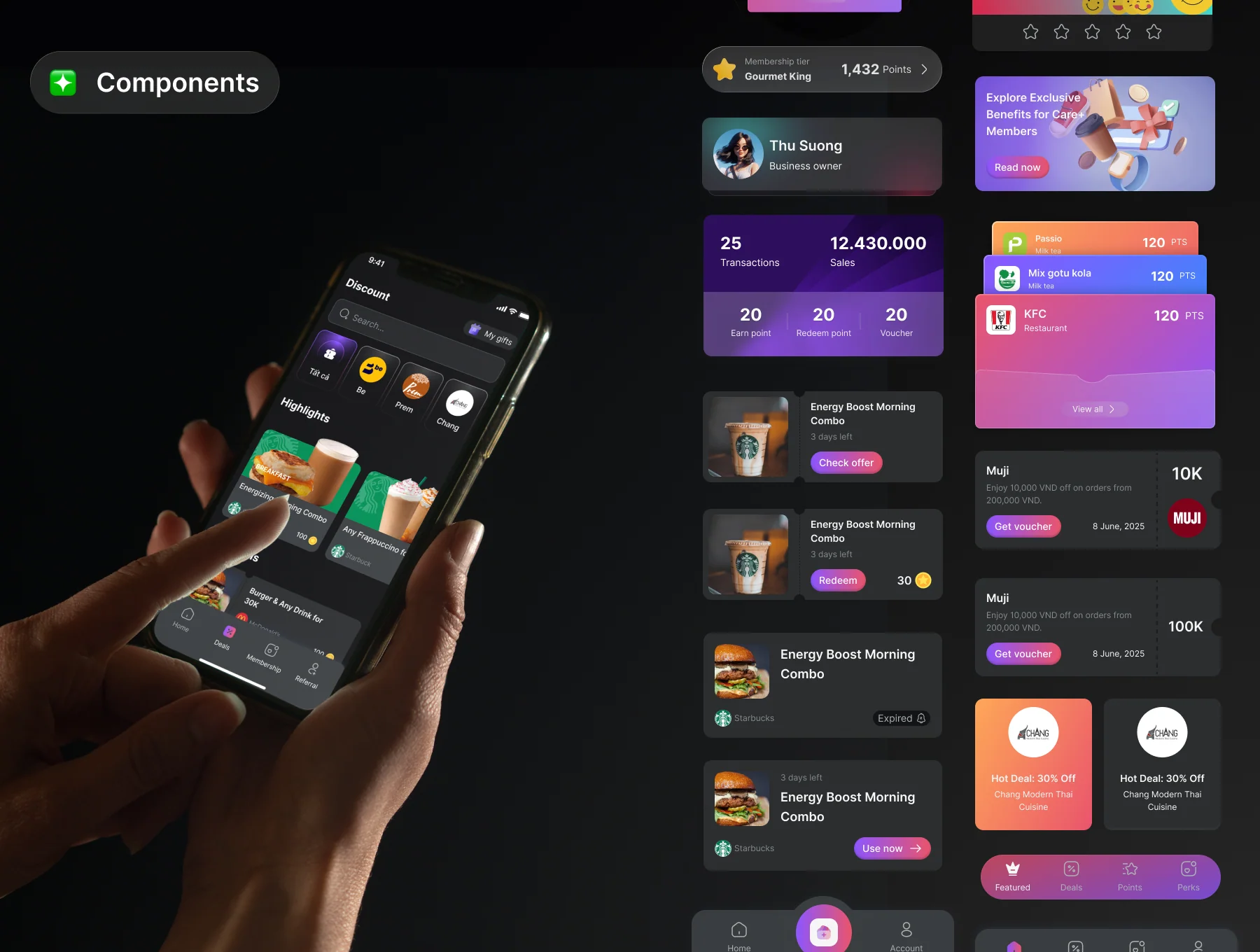 Loyalty App UI kit 4