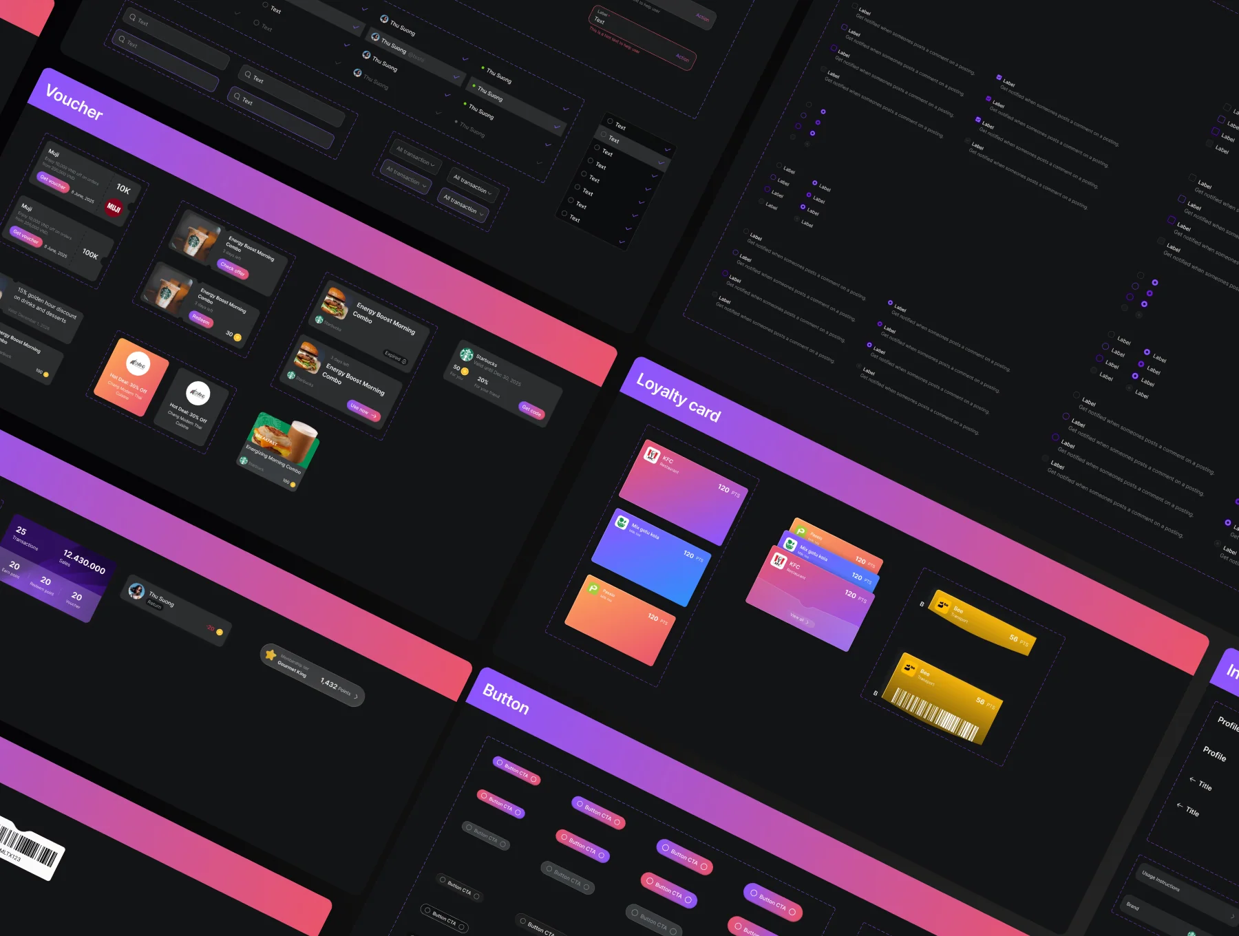 Loyalty App UI kit 6