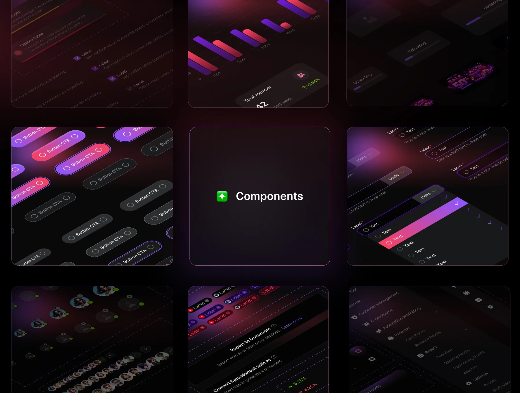 Loyalty Dashboard UI kit 4