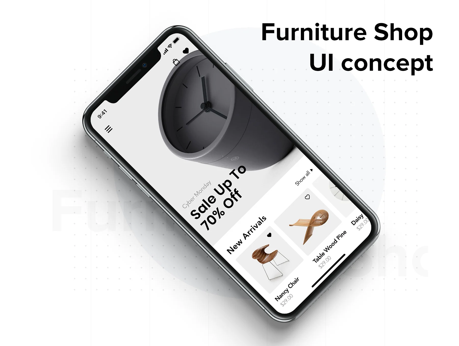 Loza - Furniture Shop App UI Kit 3