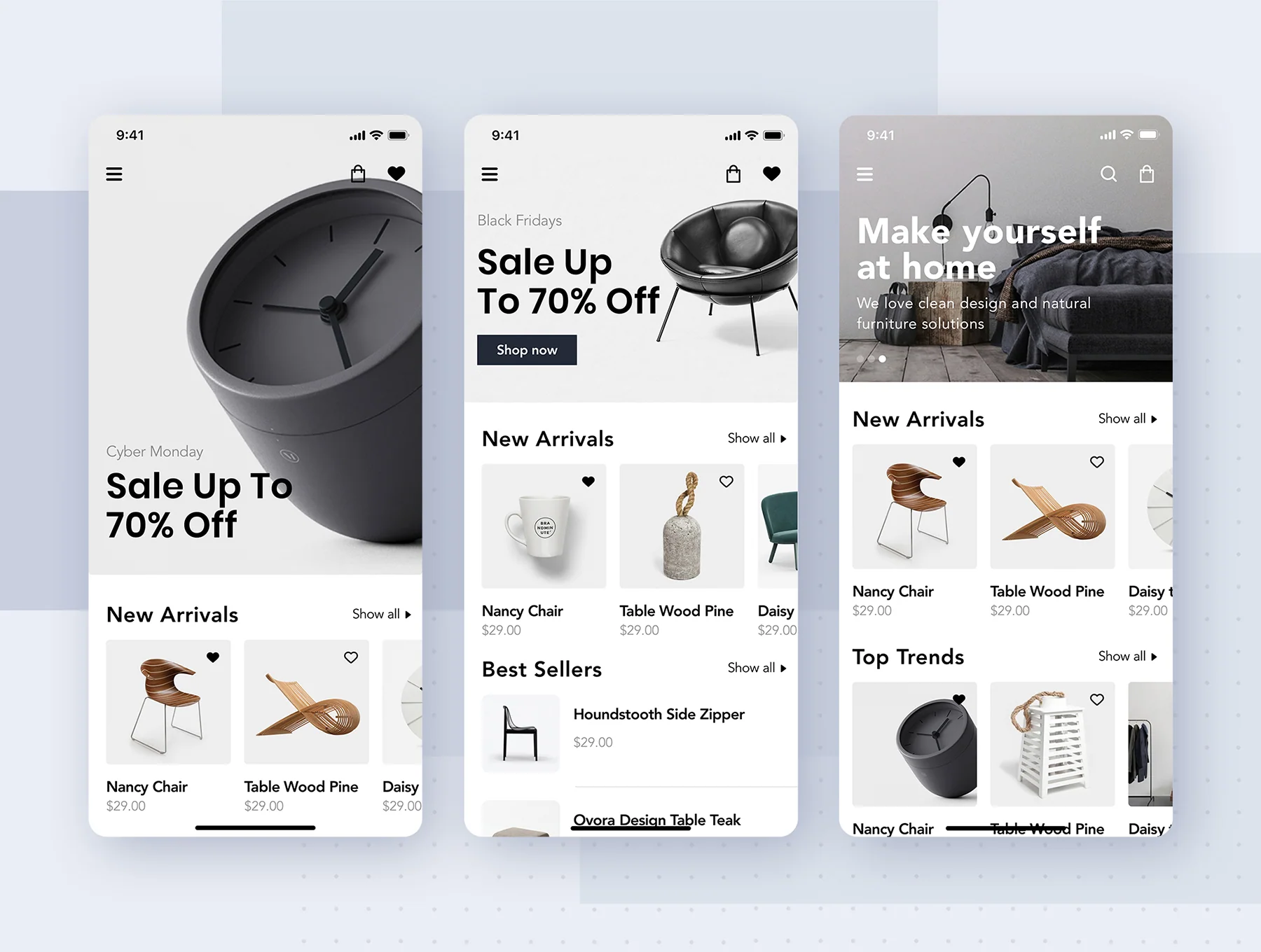 Loza - Furniture Shop App UI Kit 8