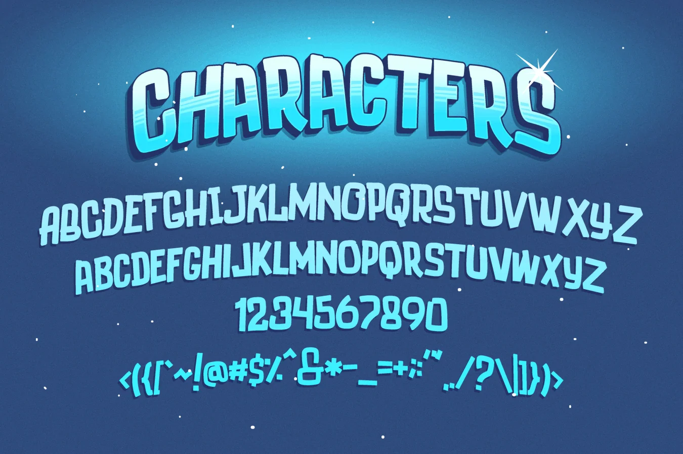 Luducudu Layered Typeface 3