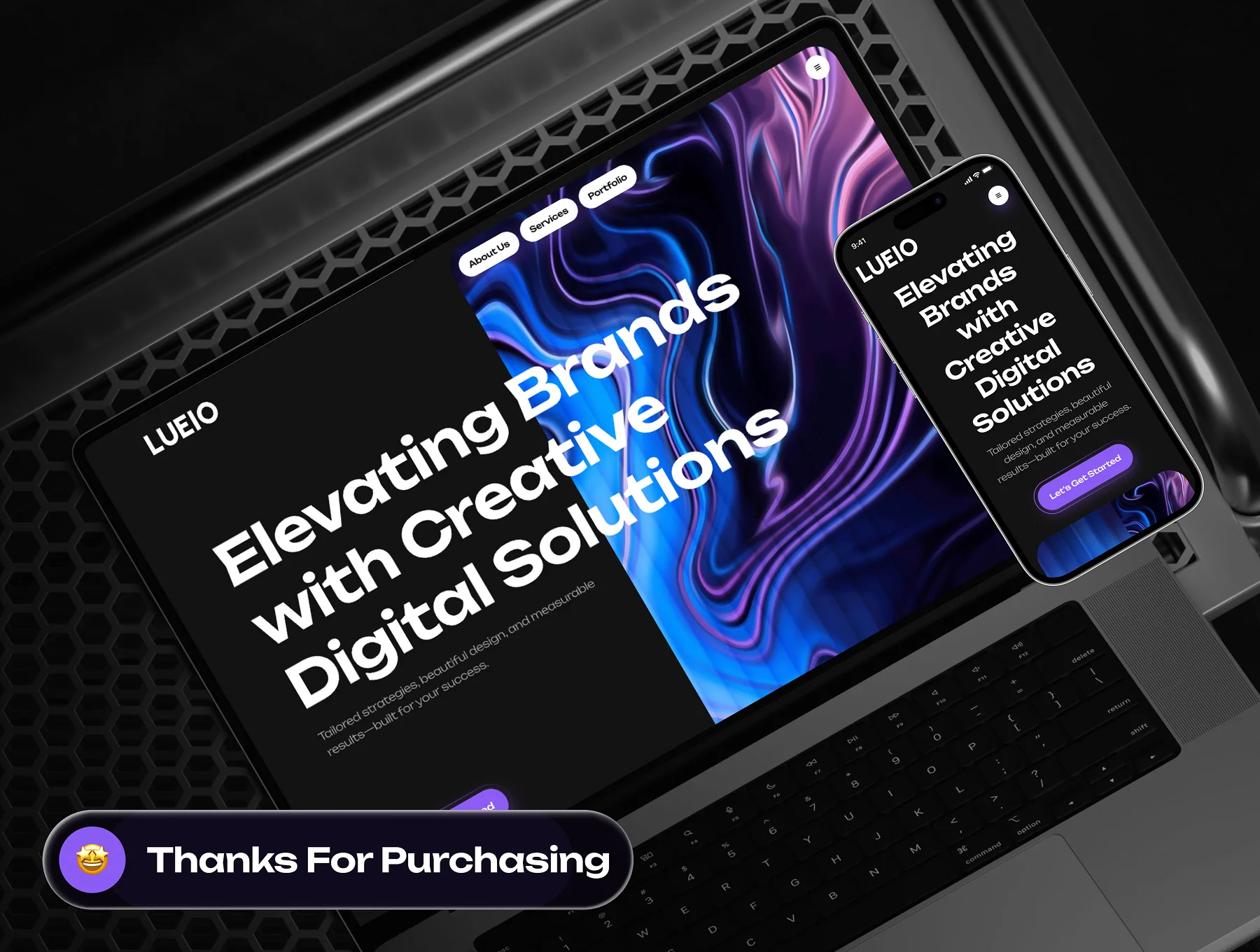 LUEIO - Digital Agency Website Framer Template 10