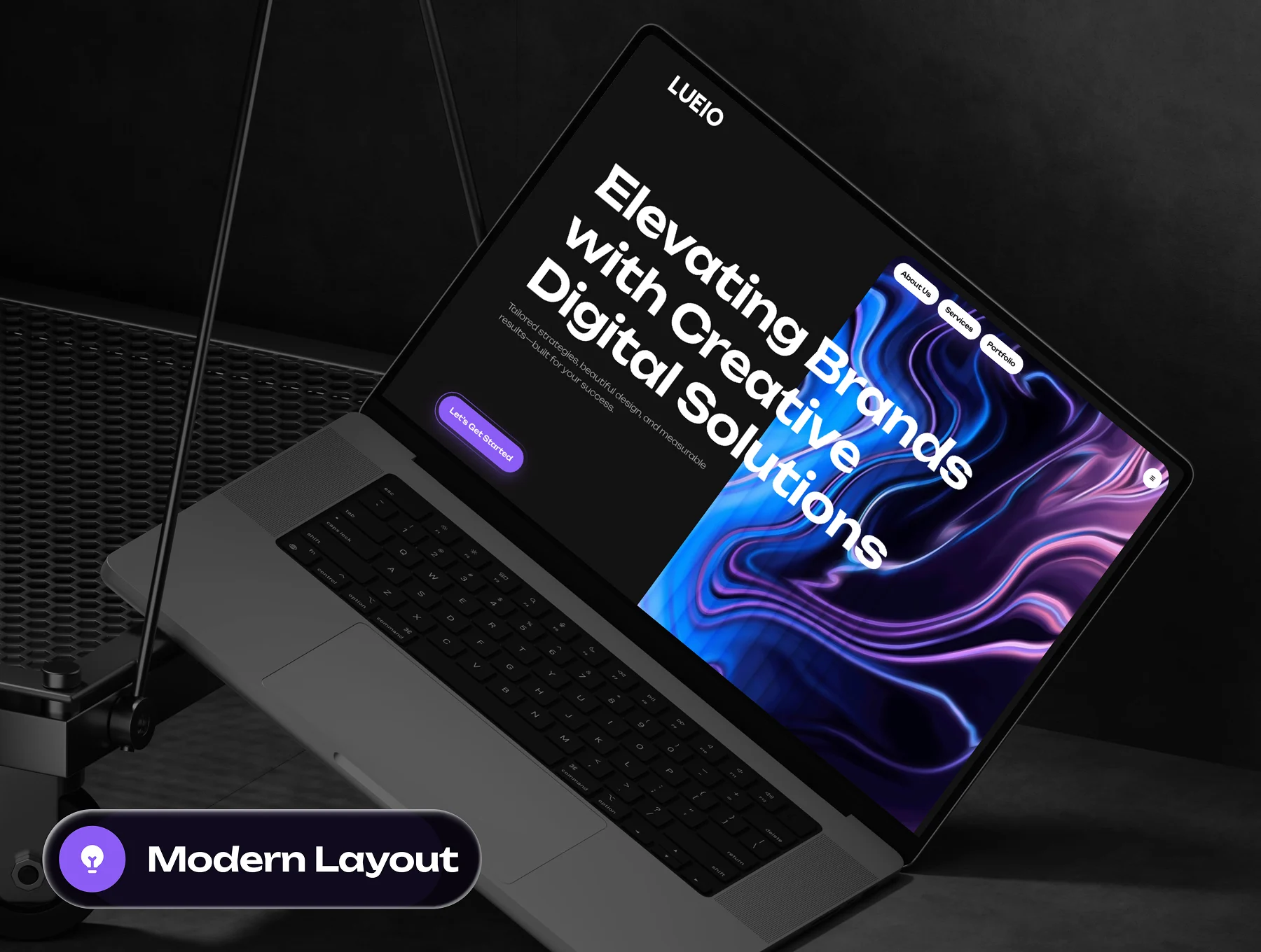 LUEIO - Digital Agency Website Framer Template 5