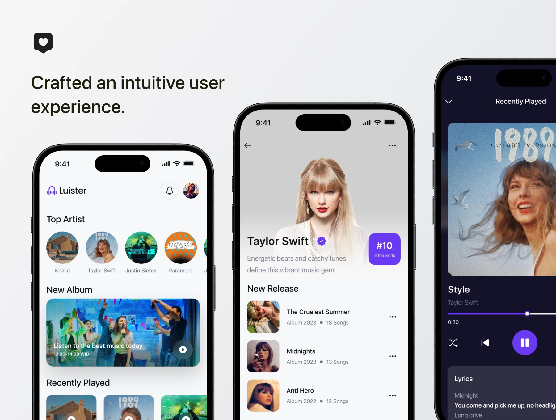Luister - Music Player Mobile App UI Kit 6