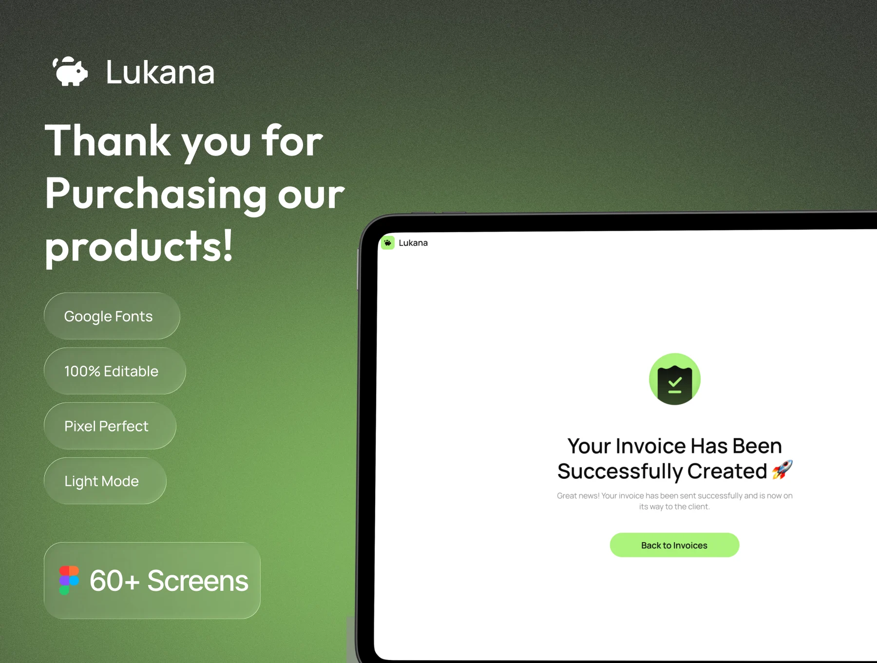 Lukana Finance — AI Personal Finance Dashboard UI Kit 6