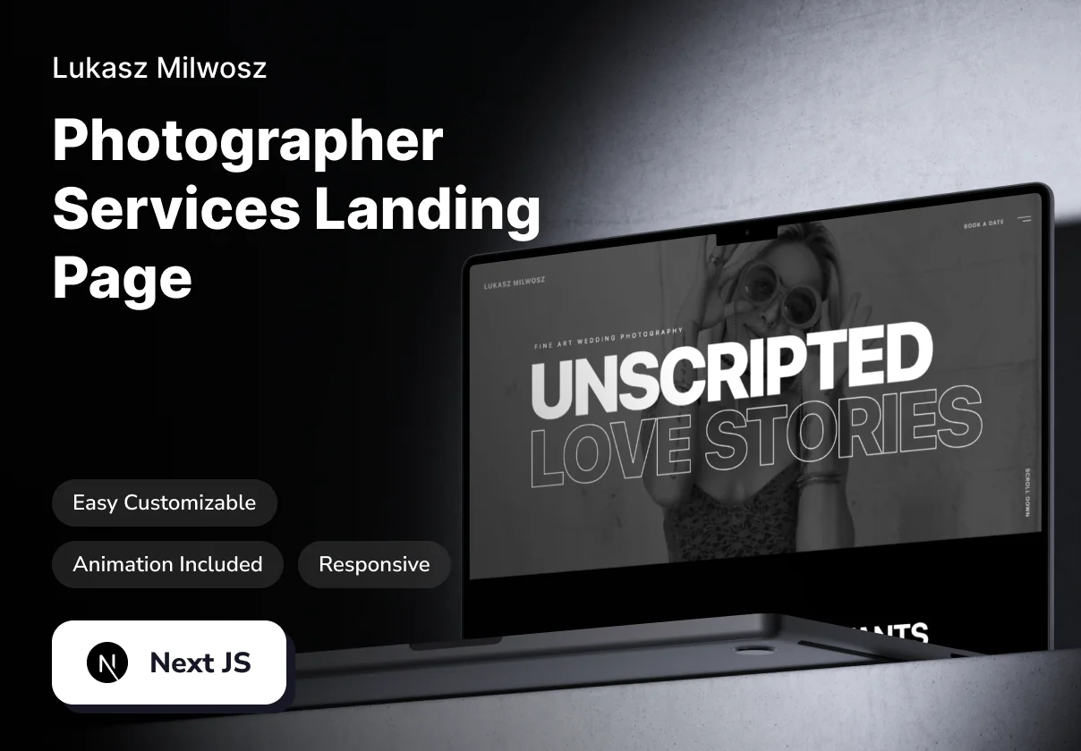 Lukasz Milwosz - Photographer Services Landing Page
