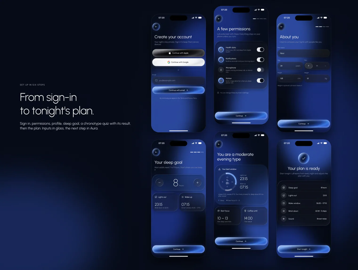 Lull — Sleep & Health iOS UI Kit 3