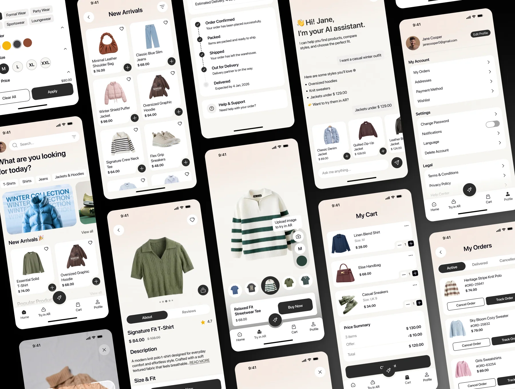 Luma – Modern E-commerce Mobile App UI Kit 4