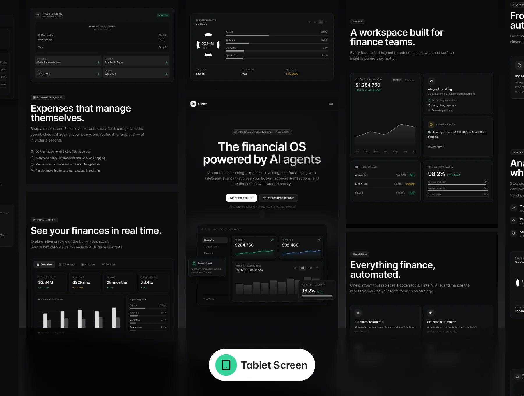 Lumen – AI SaaS Marketing UI Kit 6