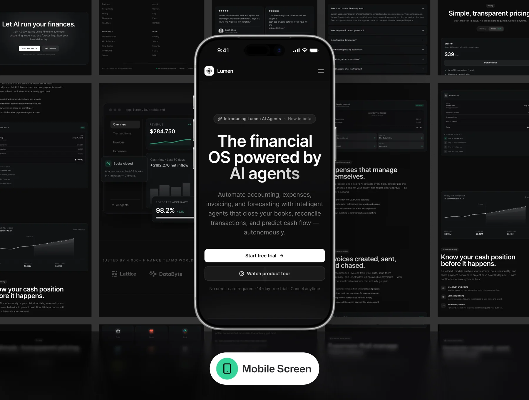 Lumen – AI SaaS Marketing UI Kit 7