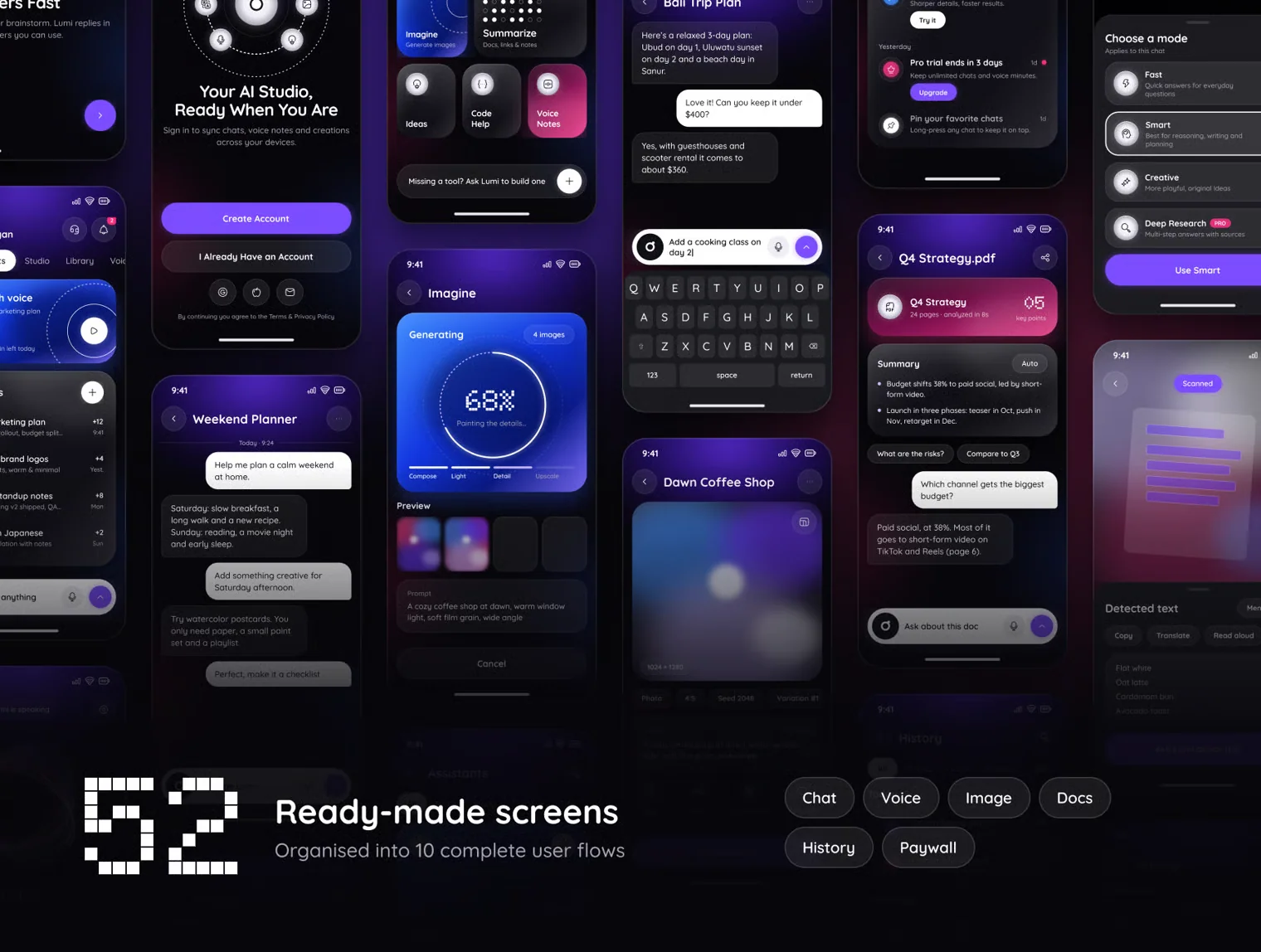 Lumi - AI Chatbot UI KIT Design 6