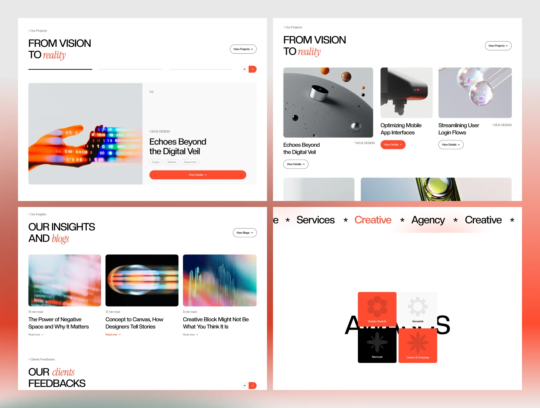 Lumi365 - Portfolio & Agency Website 3