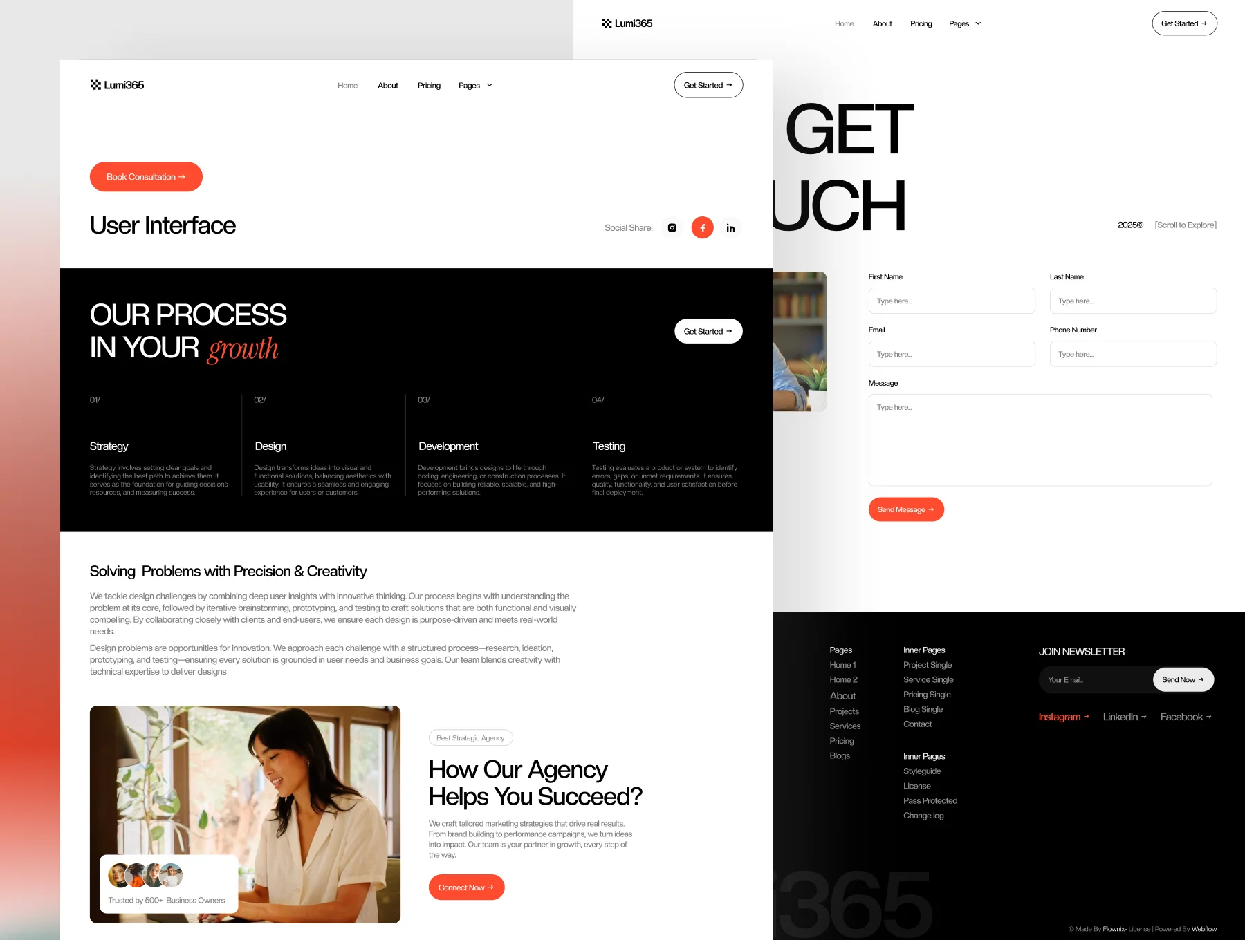 Lumi365 - Portfolio & Agency Website 5
