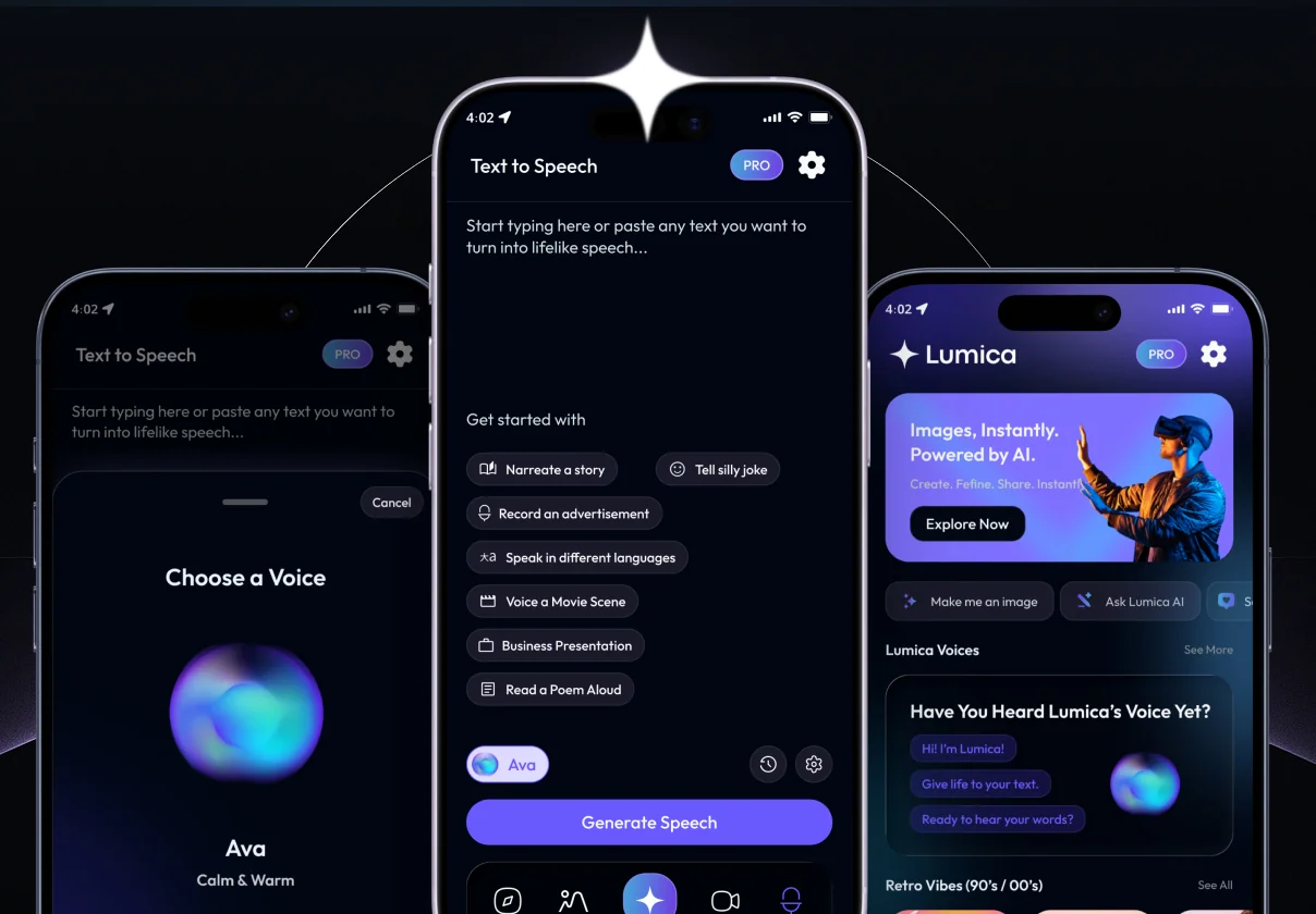 Lumica – AI-Powered Creative Platform