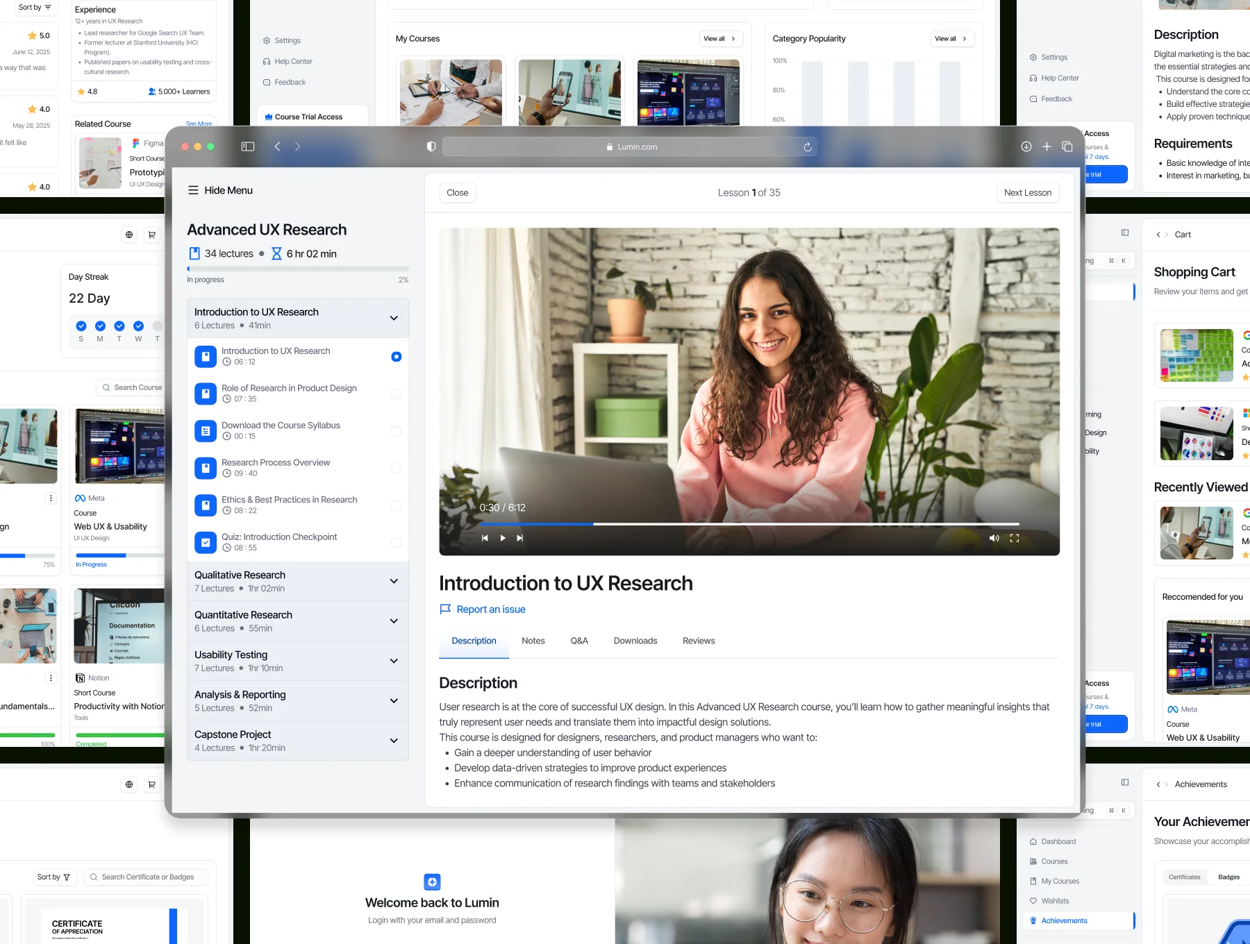 Lumin – Learning Management System UI Kit 7