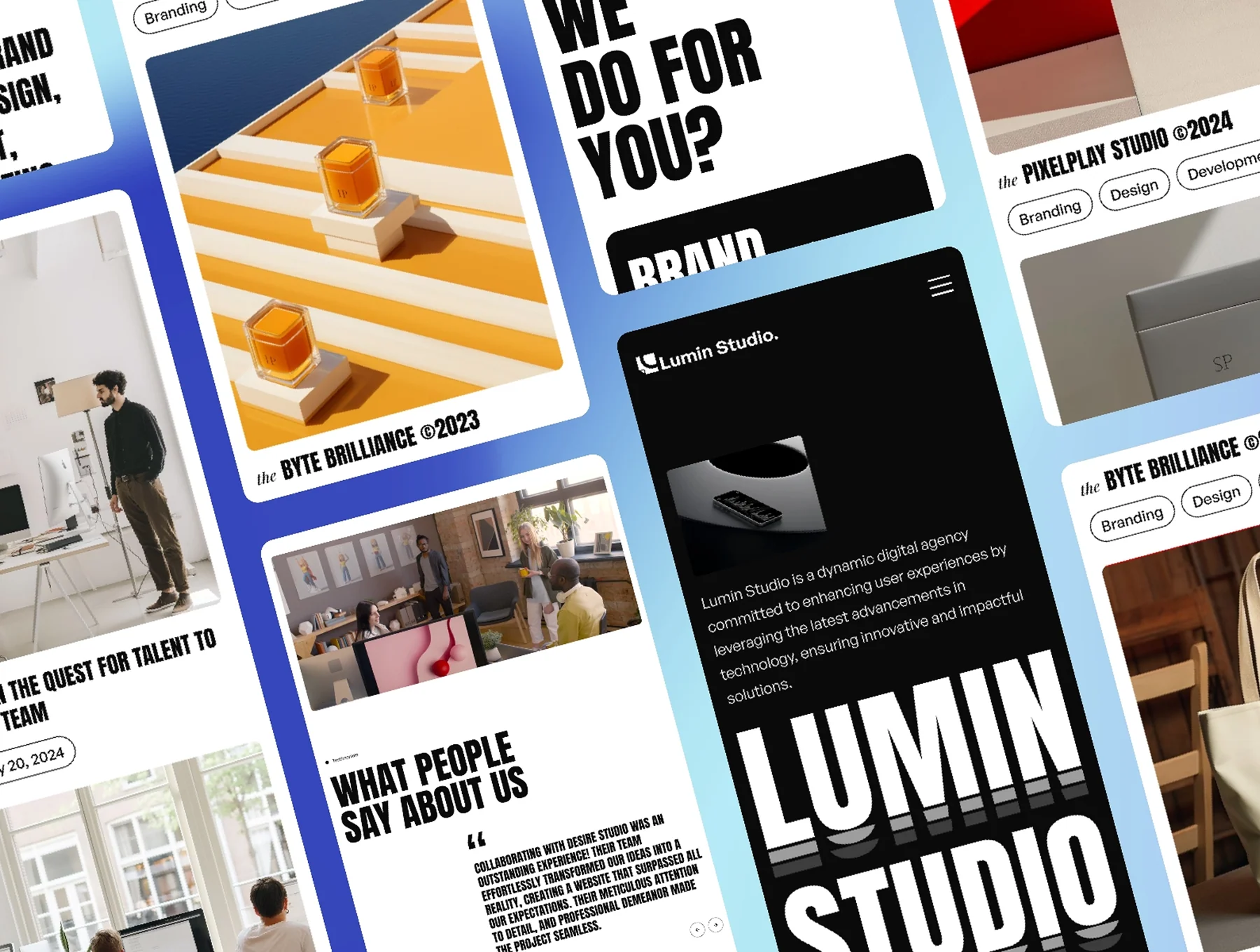 Lumin Studio - Agency Website Template 2
