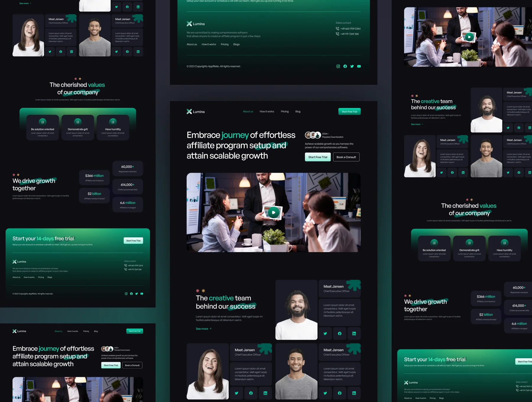 Lumina Framer template 2