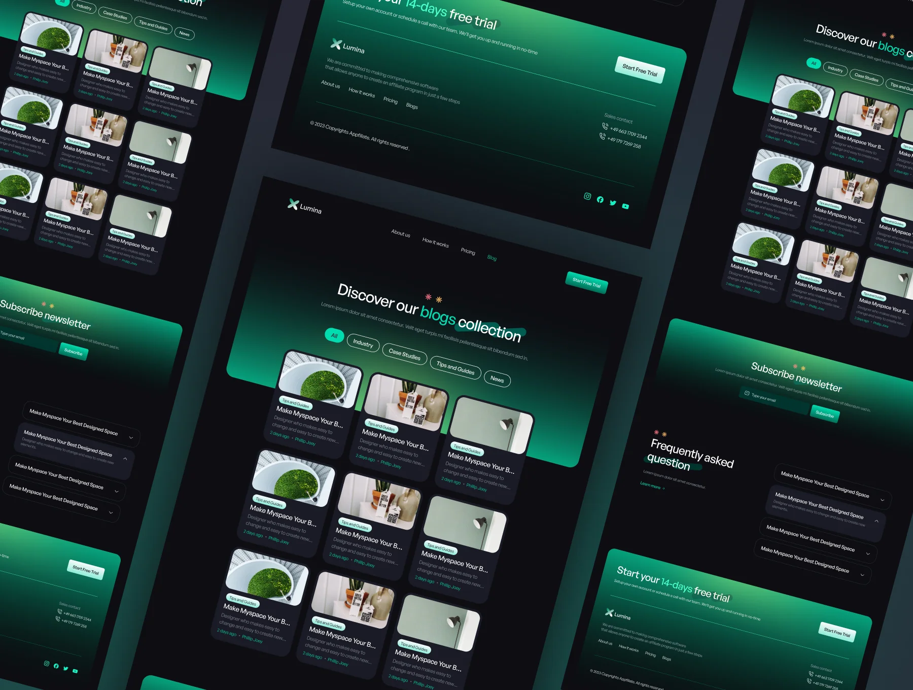 Lumina Framer template 3