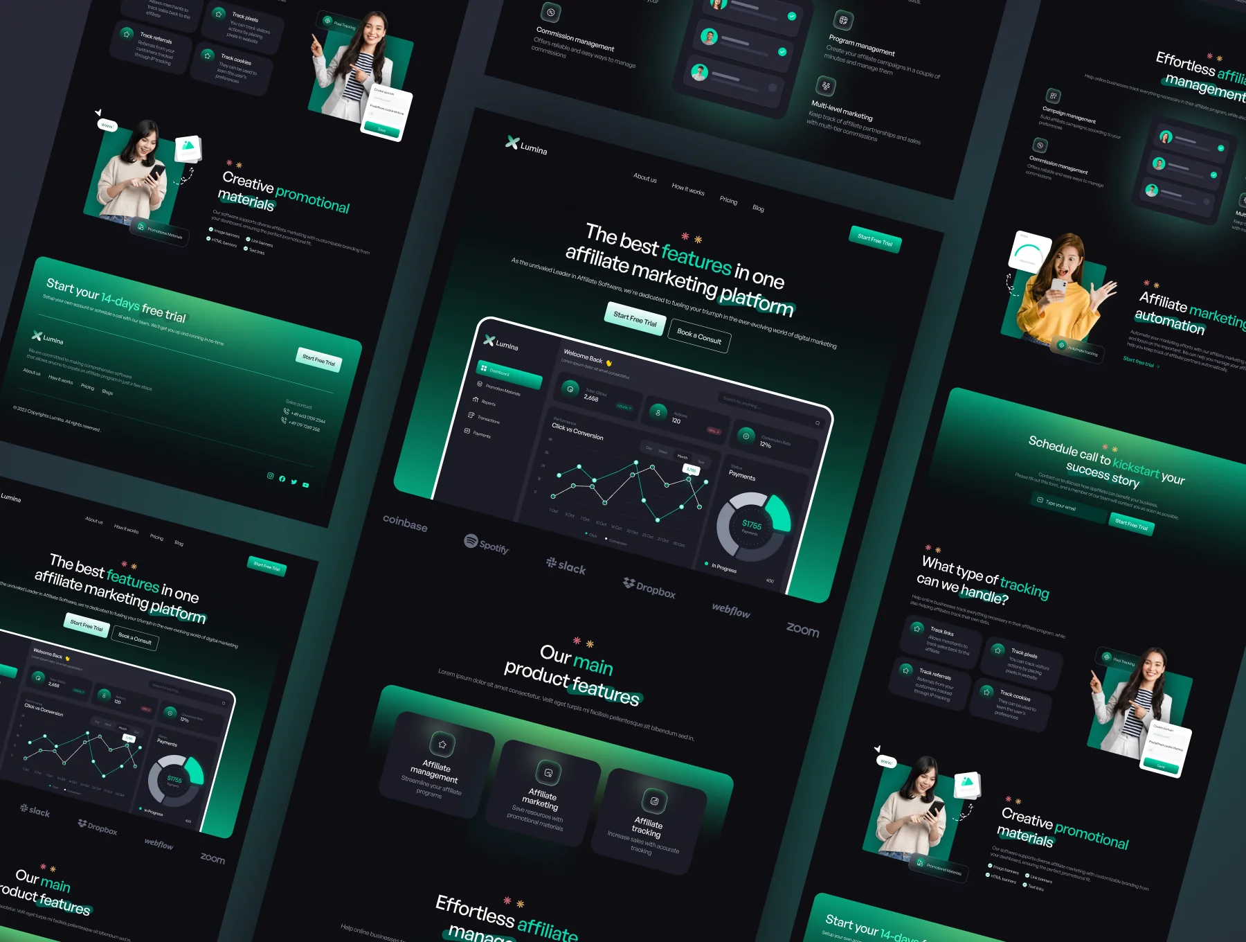Lumina Framer template 6