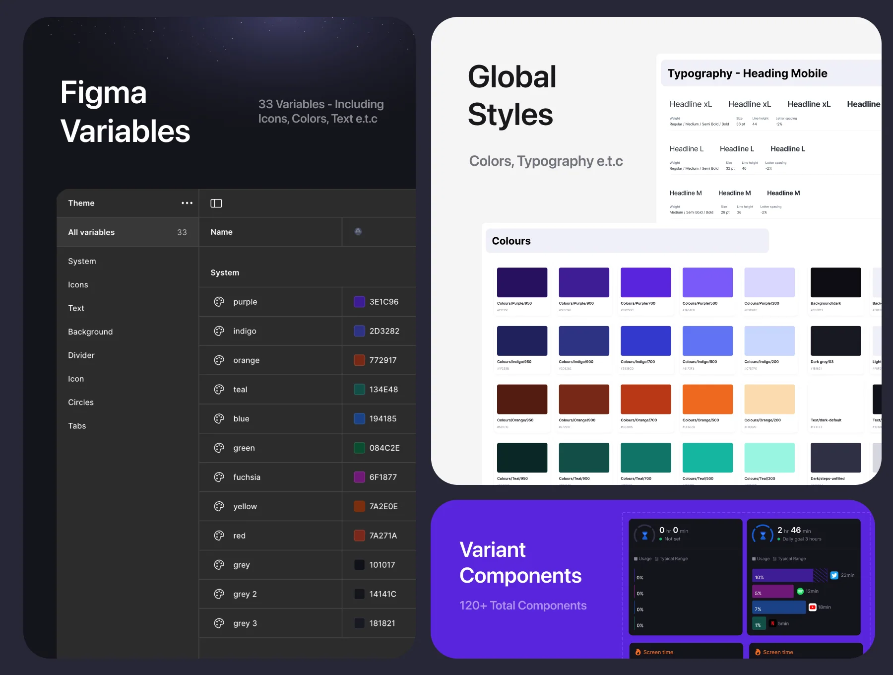 Lumina - Time Tracking Productivity App iOS UI Kit for Figma 3