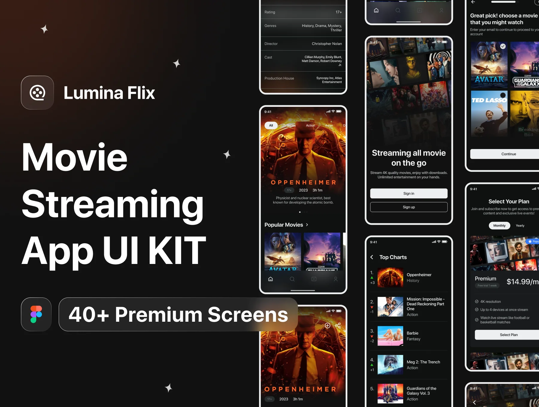 LuminaFlix - Movie Streaming Apps Premium UI KIT