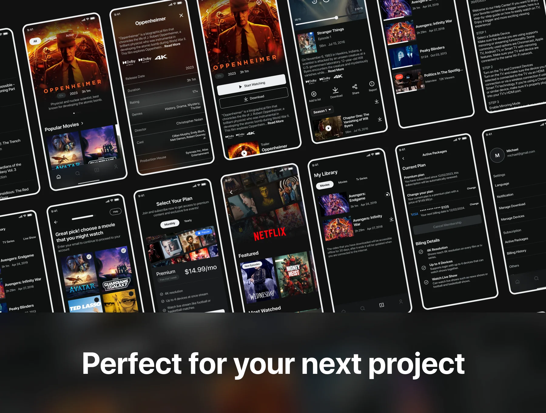 LuminaFlix - Movie Streaming Apps Premium UI KIT 5