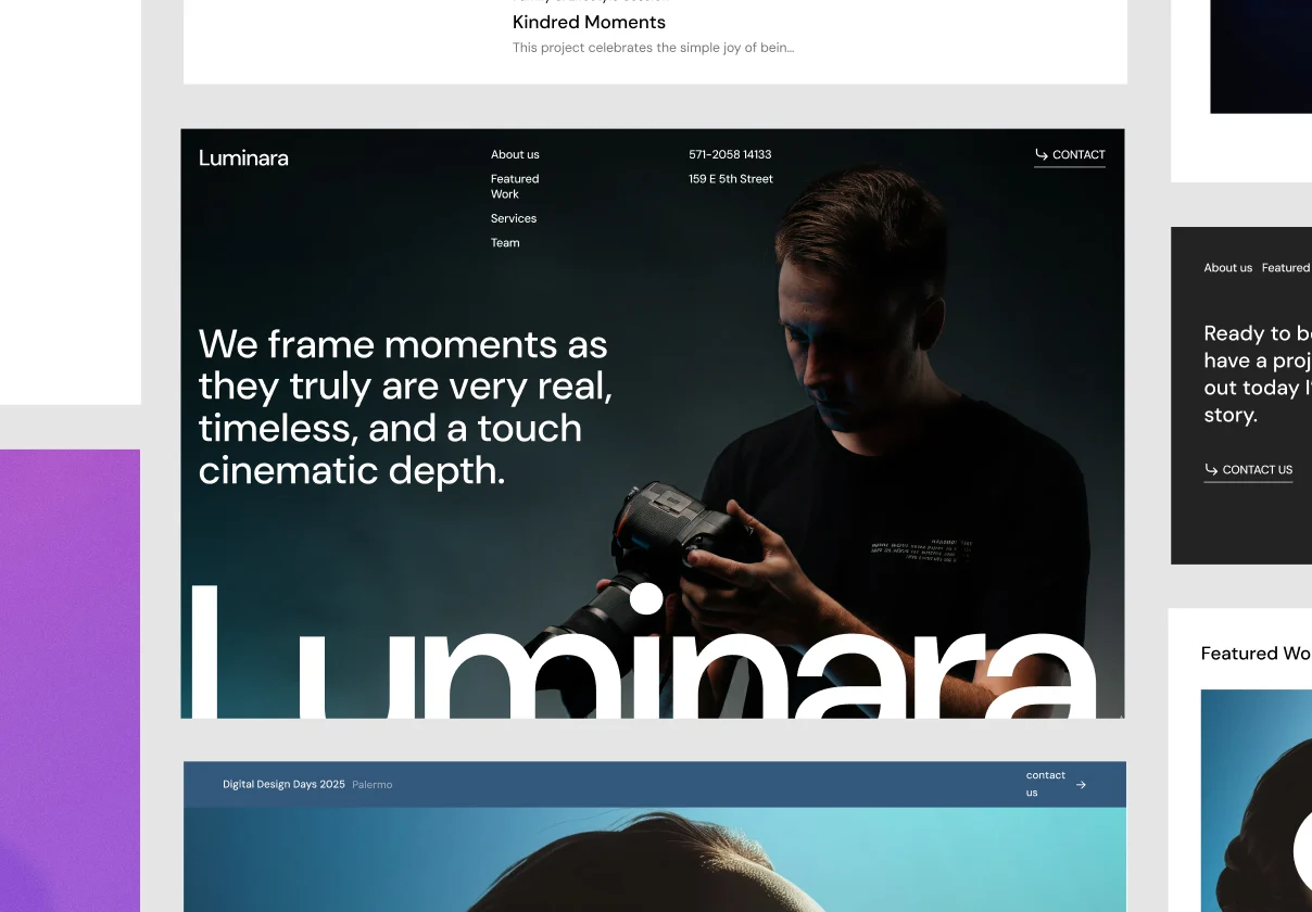Luminara - Portfolio & Agency Website Template