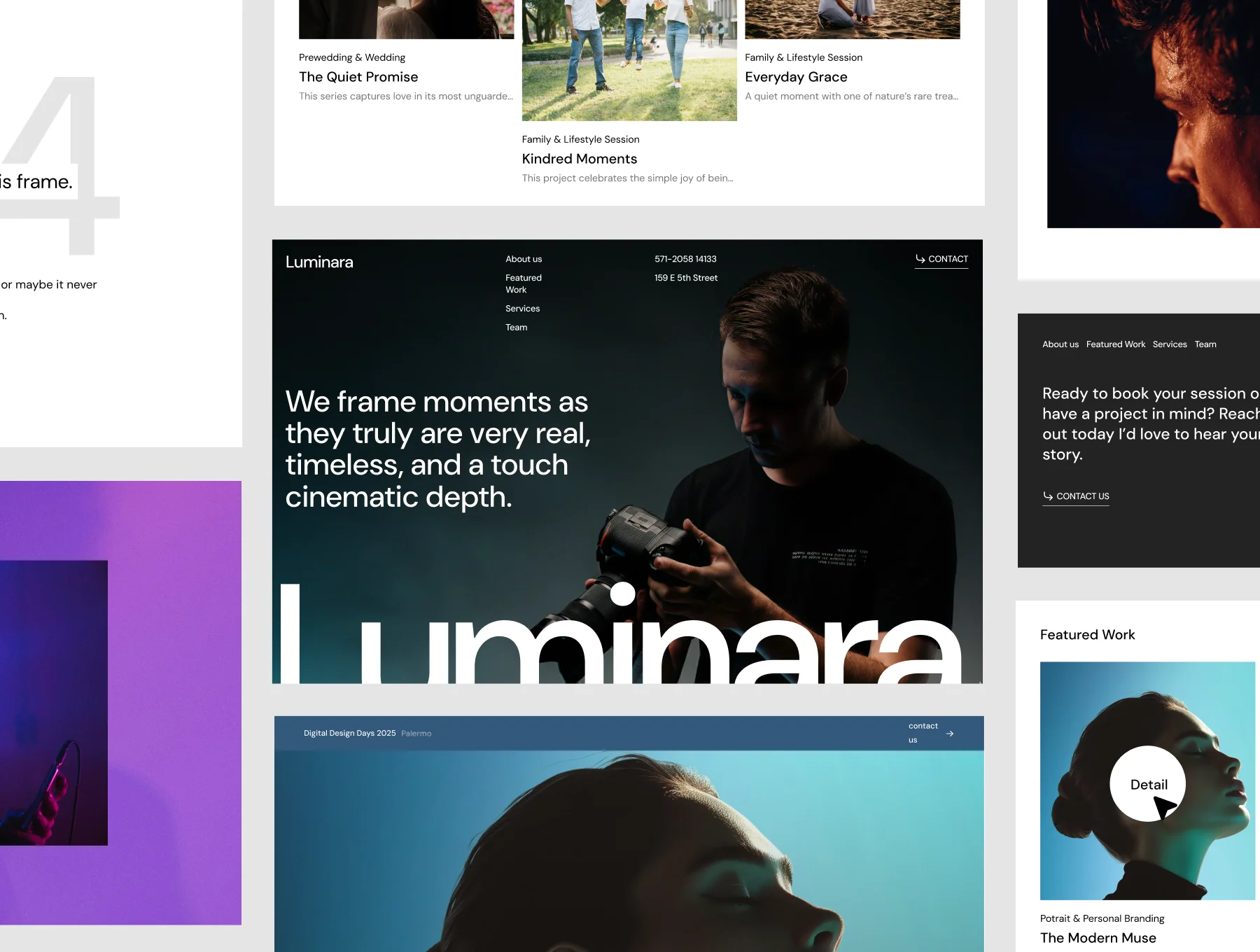 Luminara - Portfolio & Agency Website Template