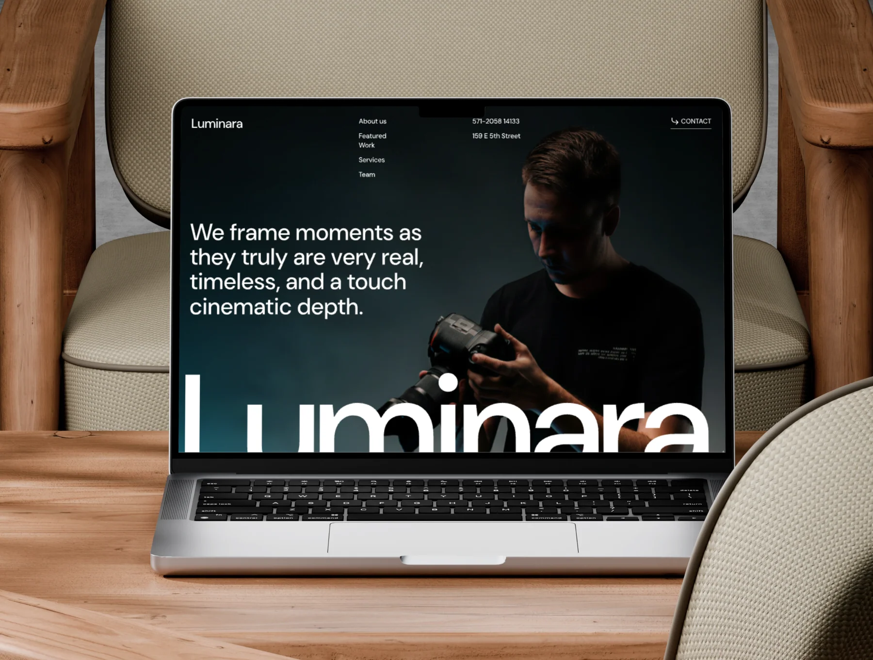 Luminara - Portfolio & Agency Website Template 6
