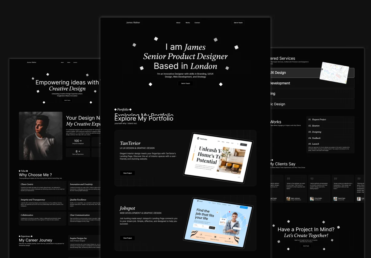 Specter - Portfolio Framer Template