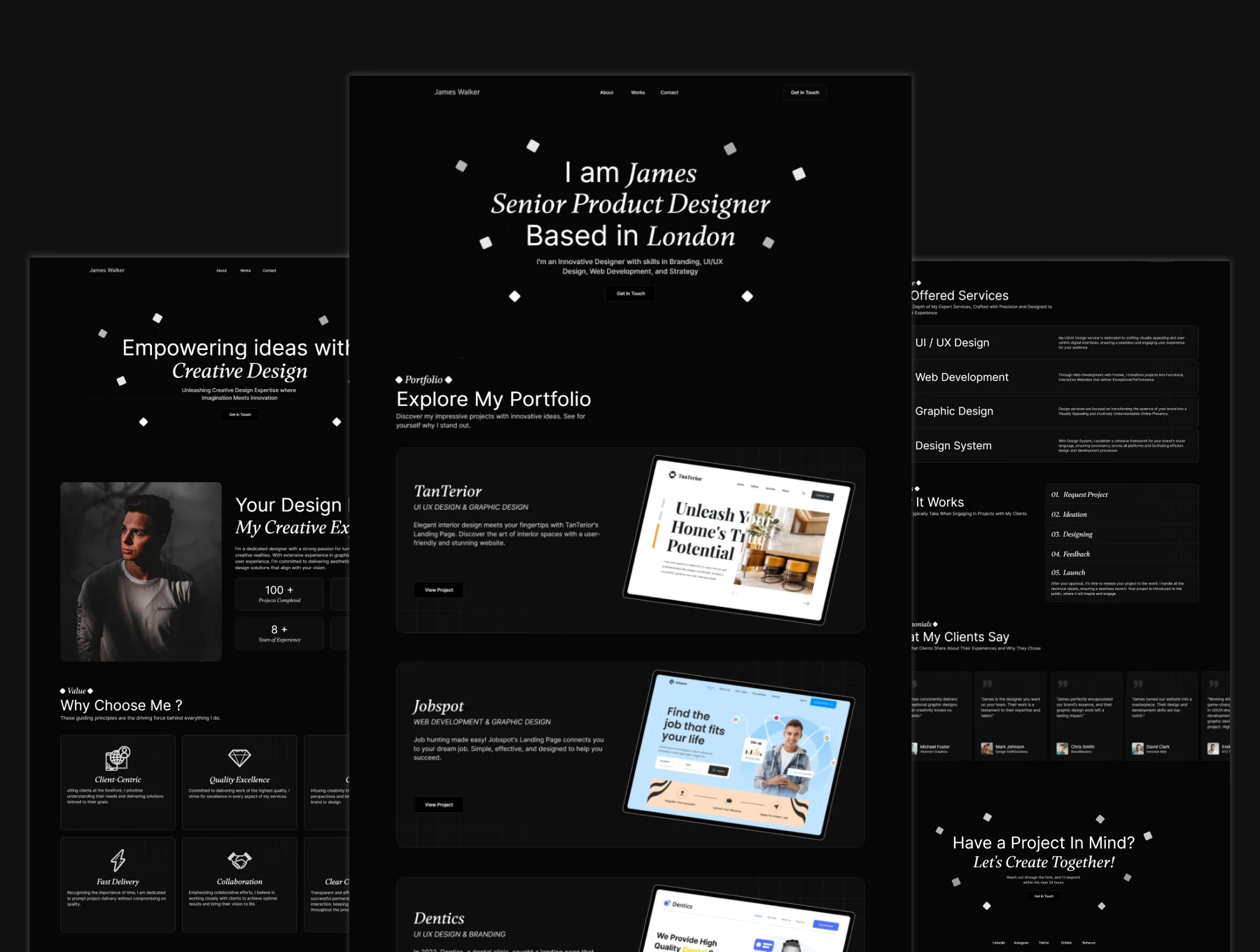 Specter - Portfolio Framer Template