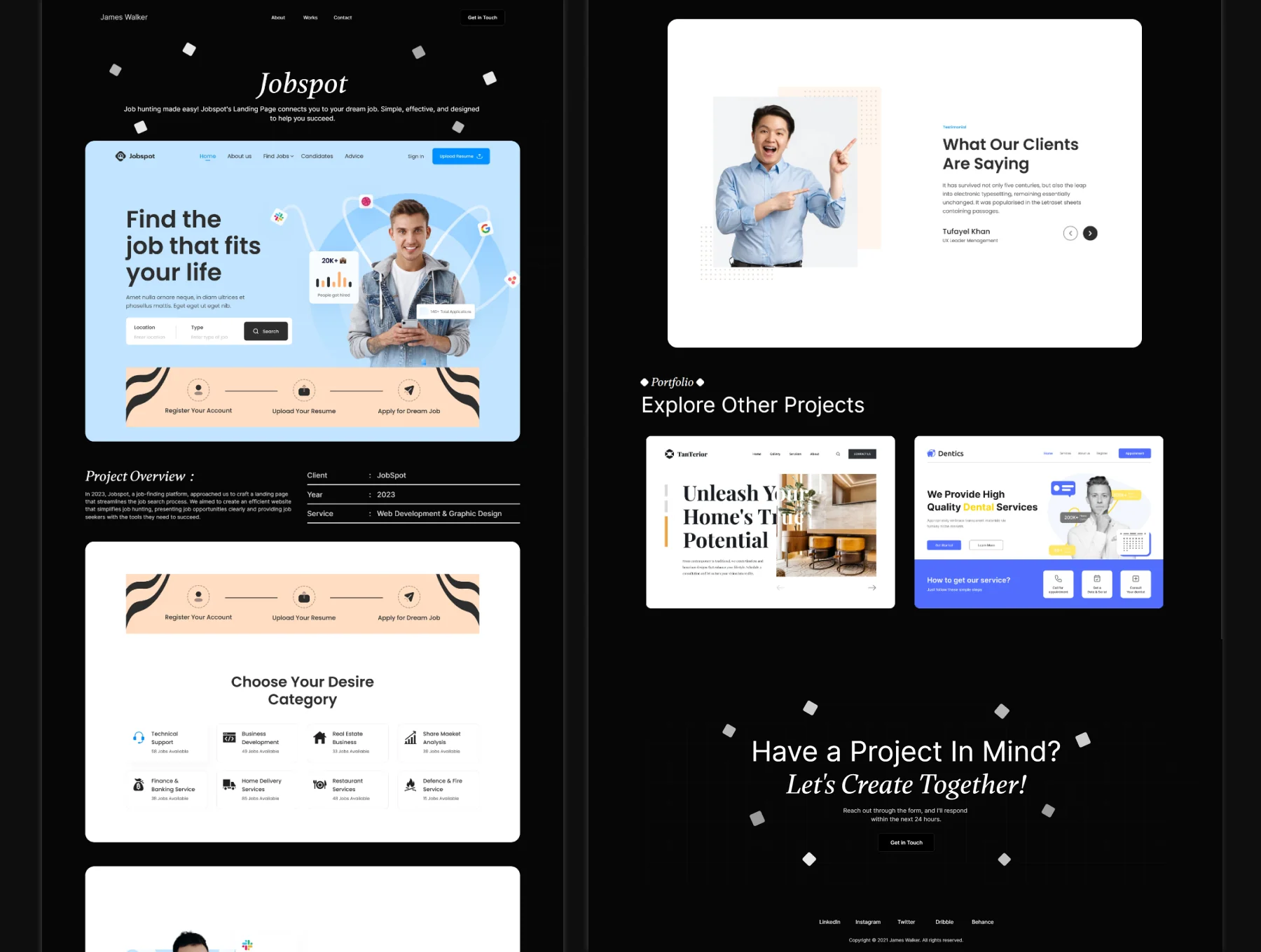 Specter - Portfolio Framer Template 5