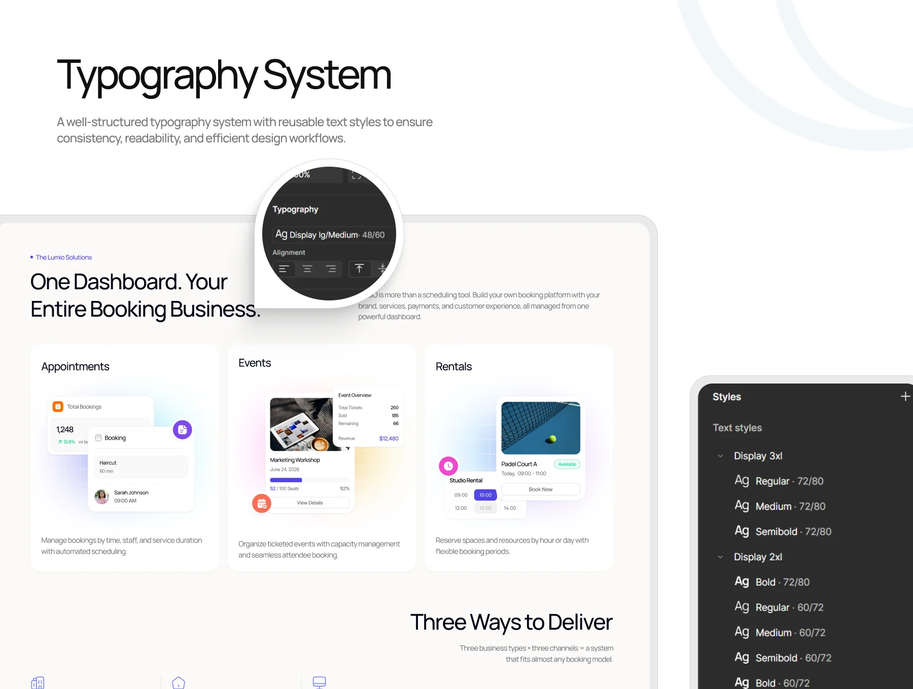 Lumio - Booking Platform Landing Page 3