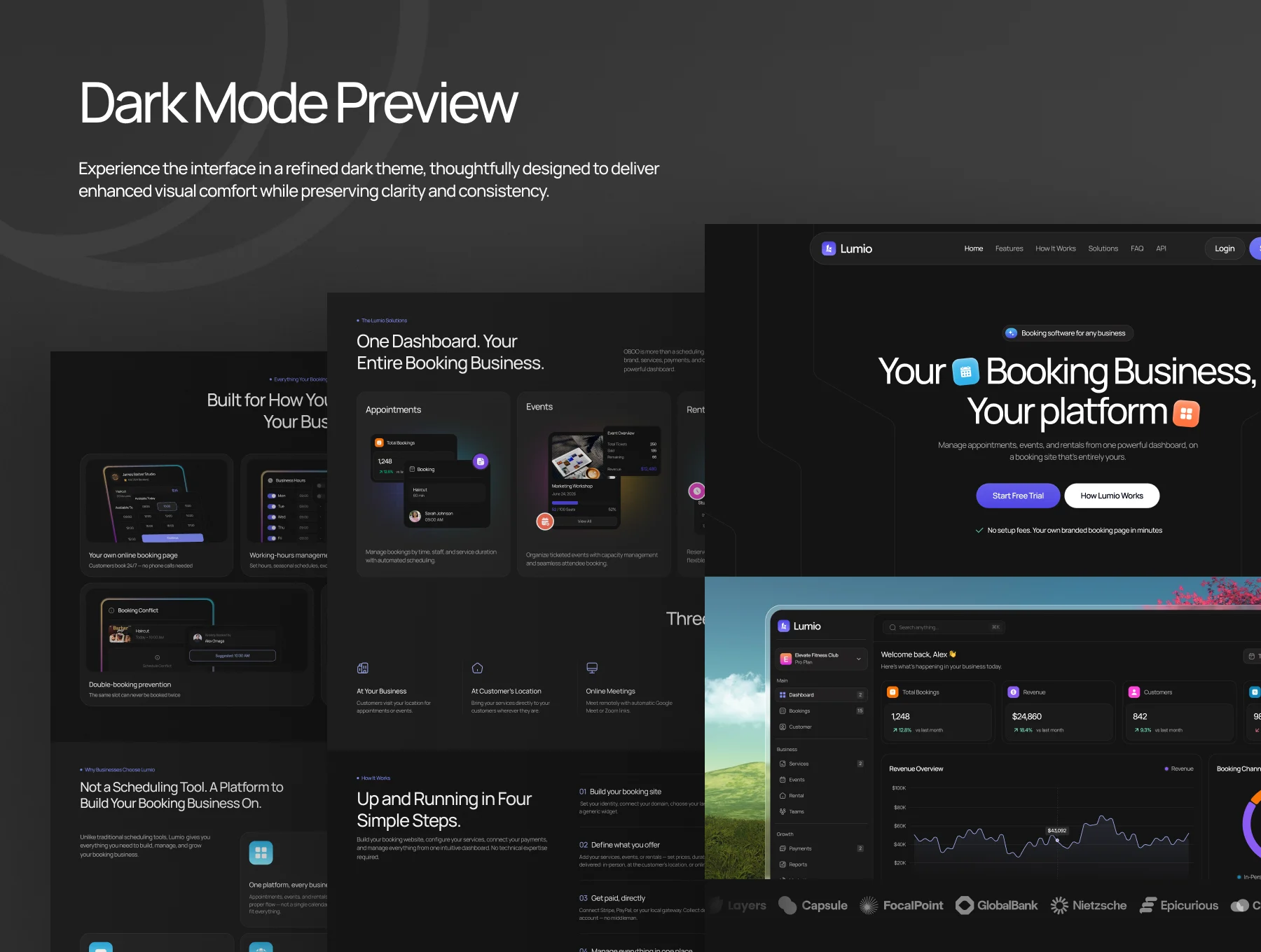 Lumio - Booking Platform Landing Page 5