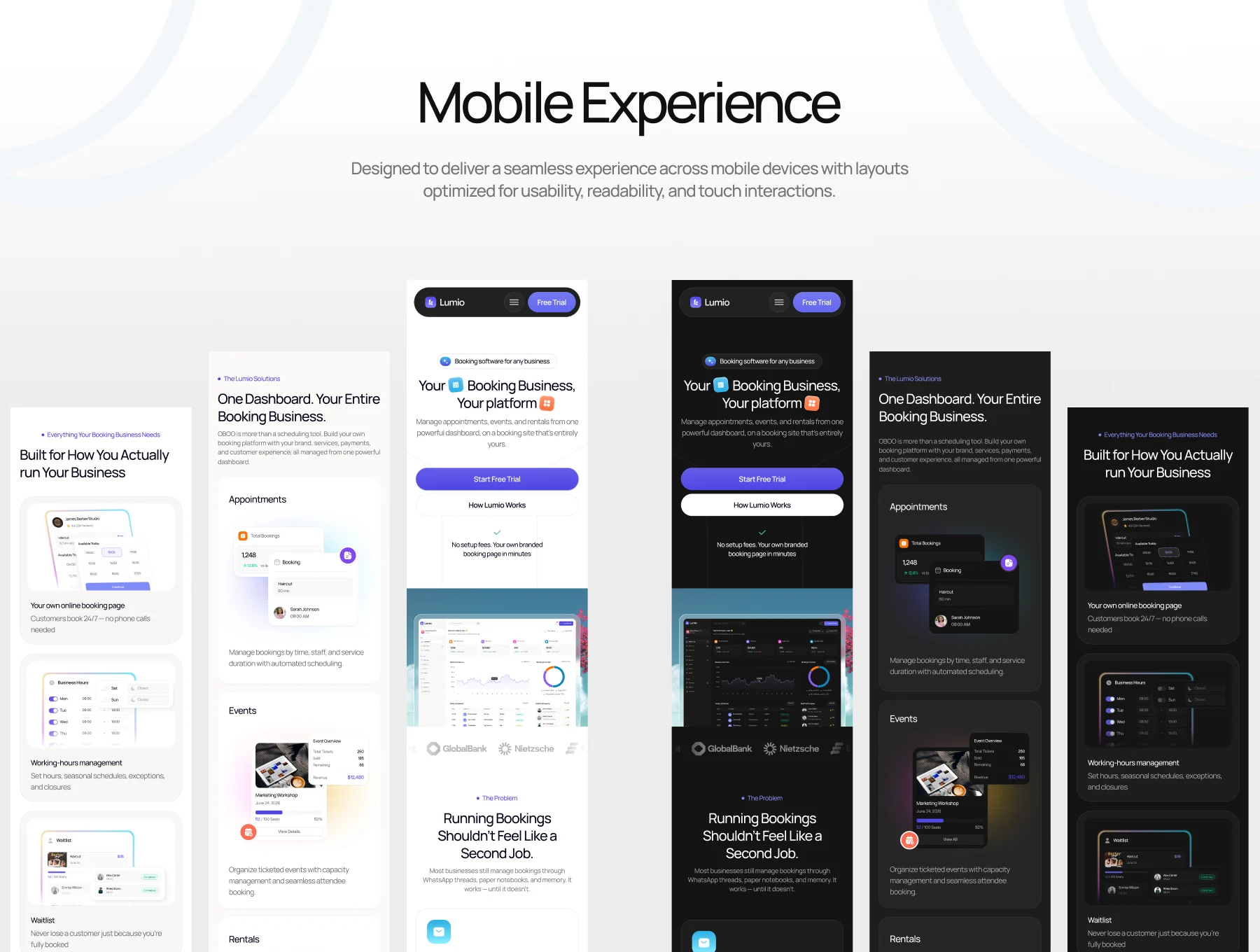 Lumio - Booking Platform Landing Page 6