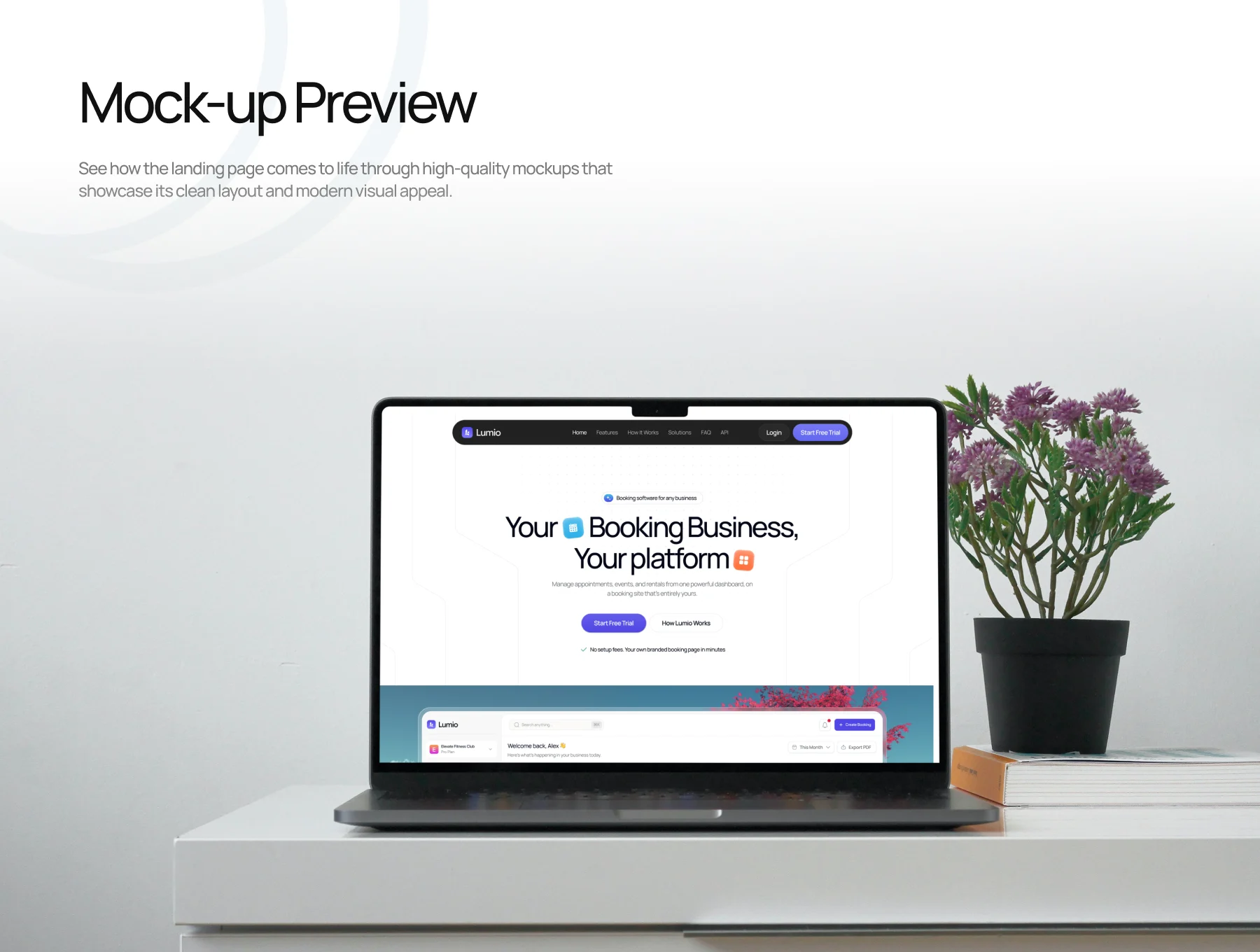 Lumio - Booking Platform Landing Page 7