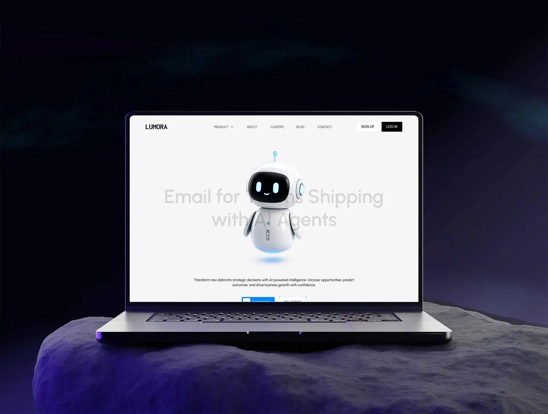 LUMORA — AI SaaS Landing Page 5