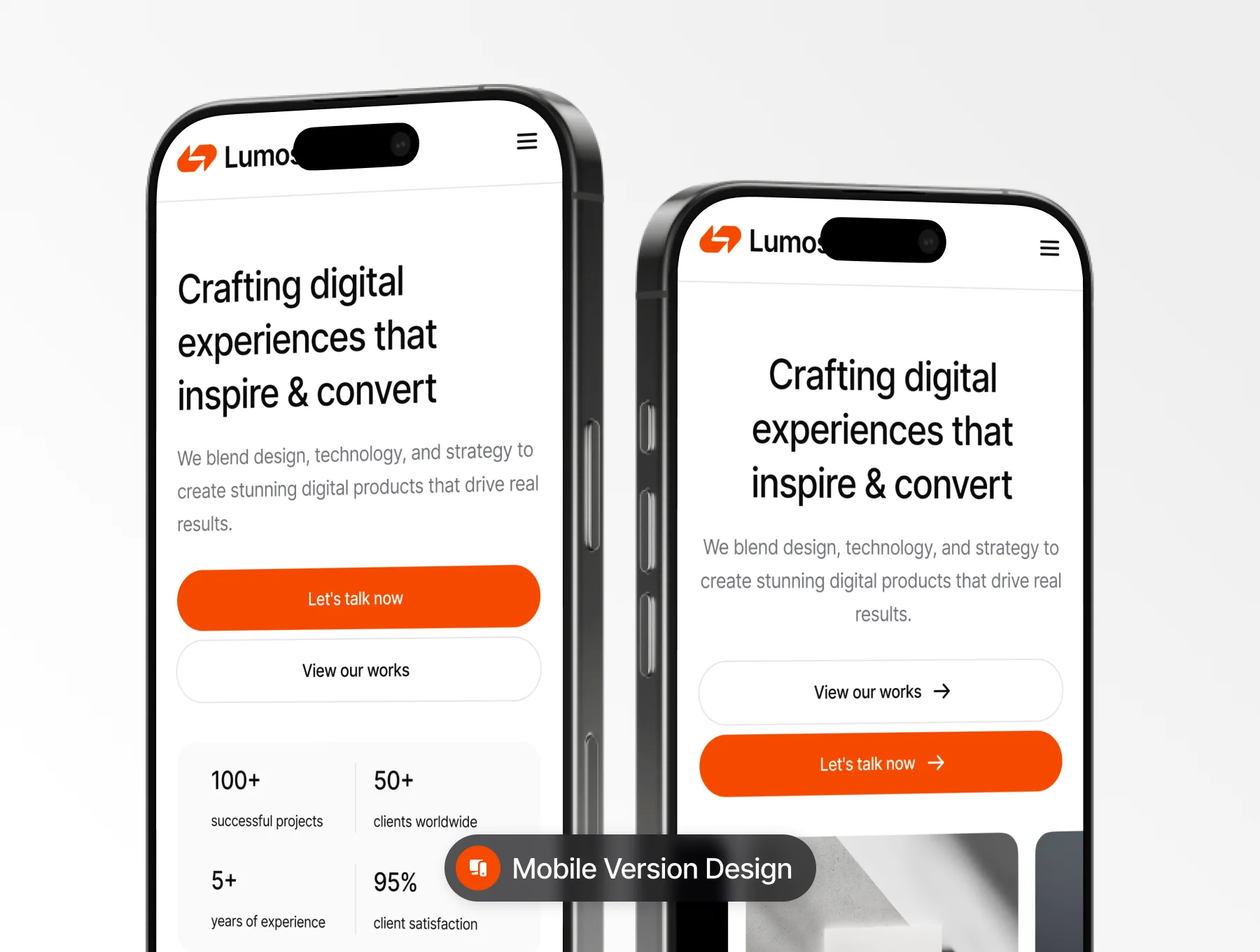 Lumos - Digital Agency Landing Page UI Kit 5