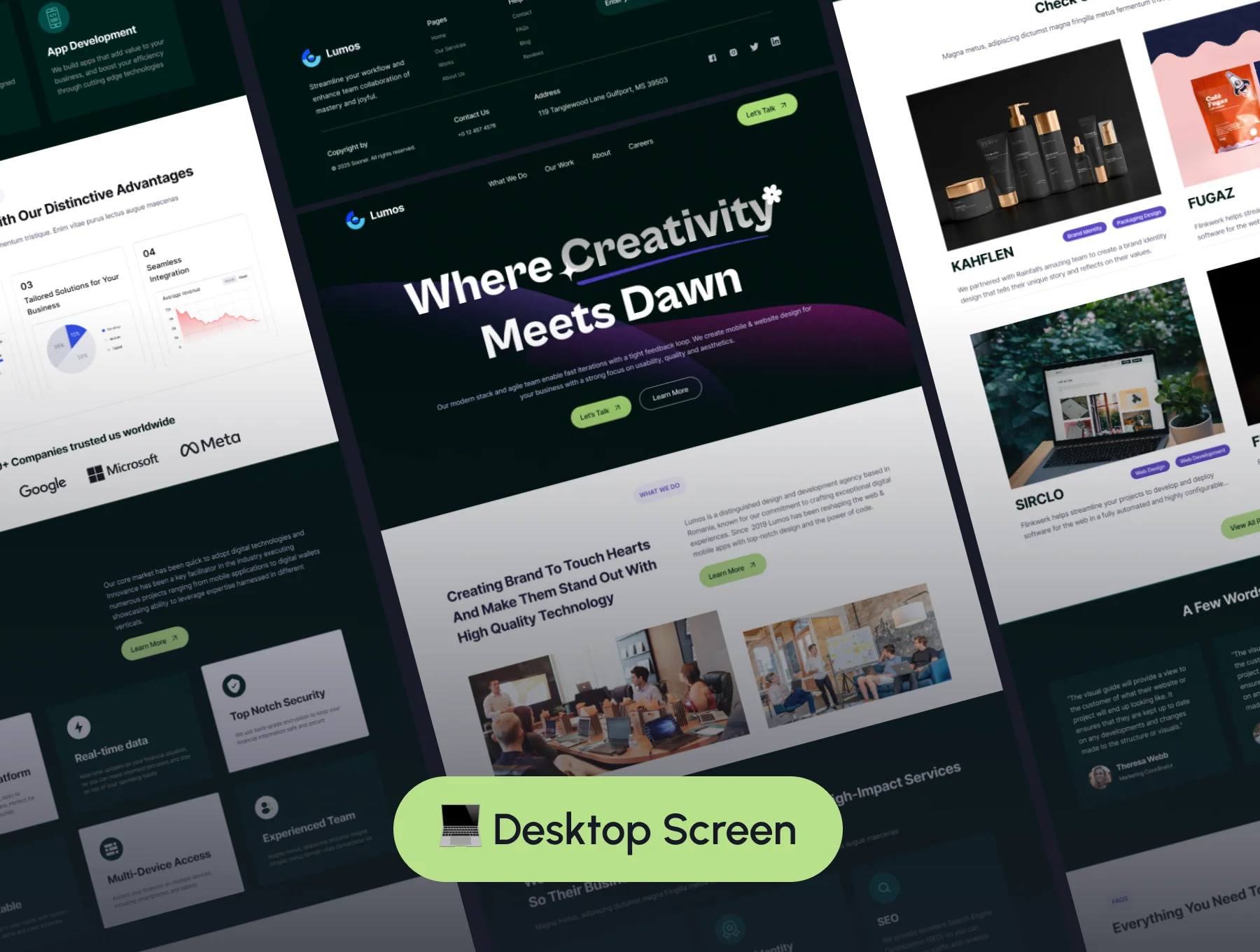 Lumos - Digital Agency Website Code Template 5