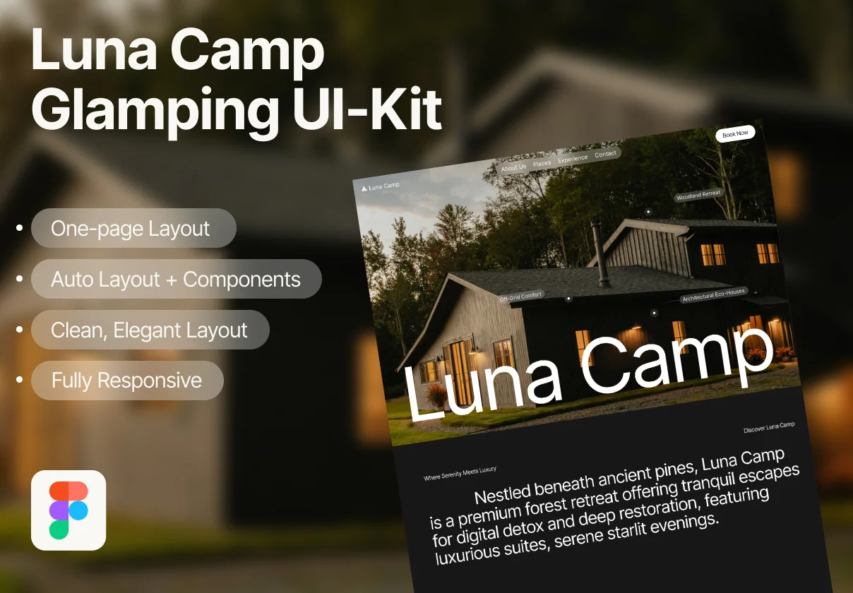 Luna Camp Glamping UI-Kit