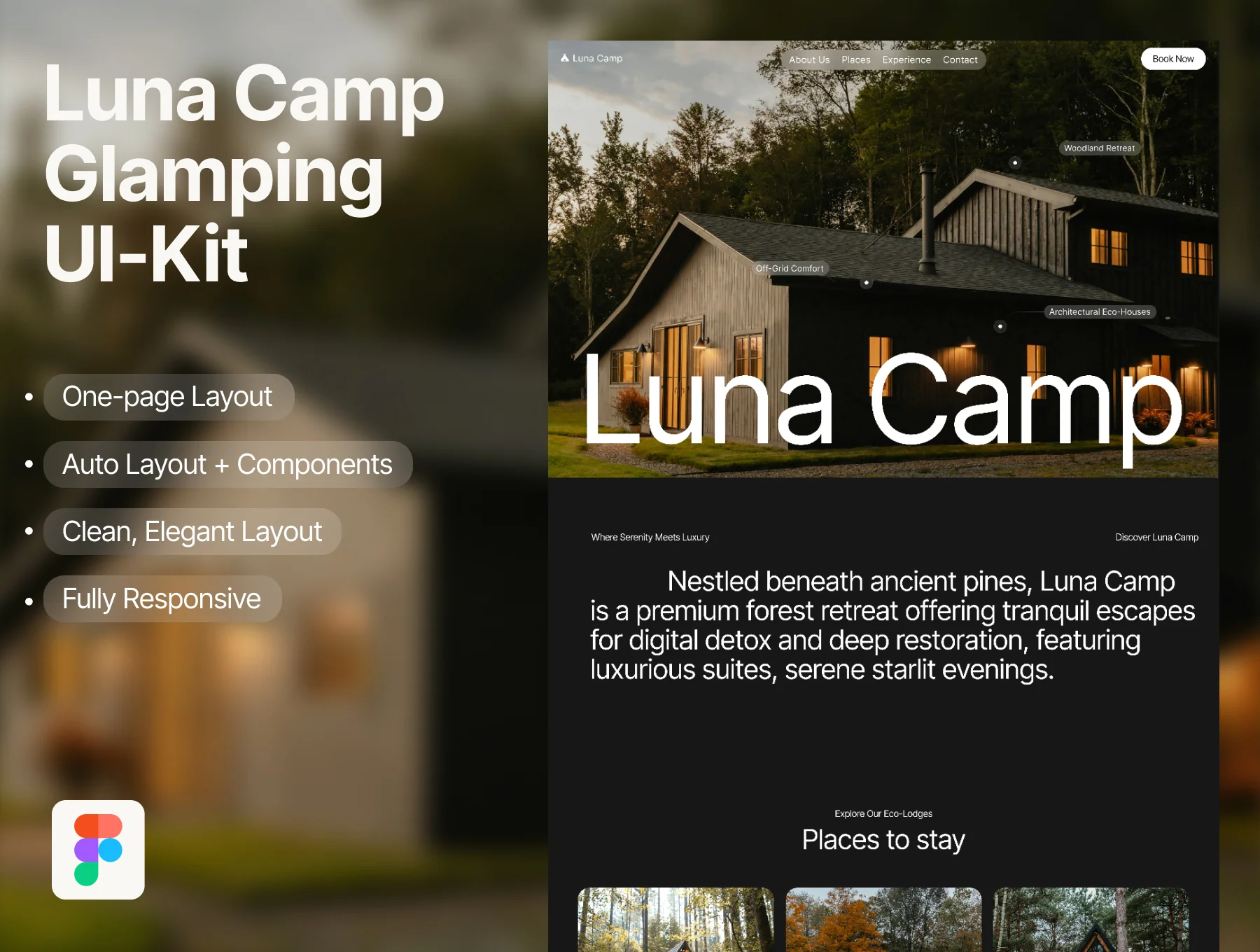 Luna Camp Glamping UI-Kit