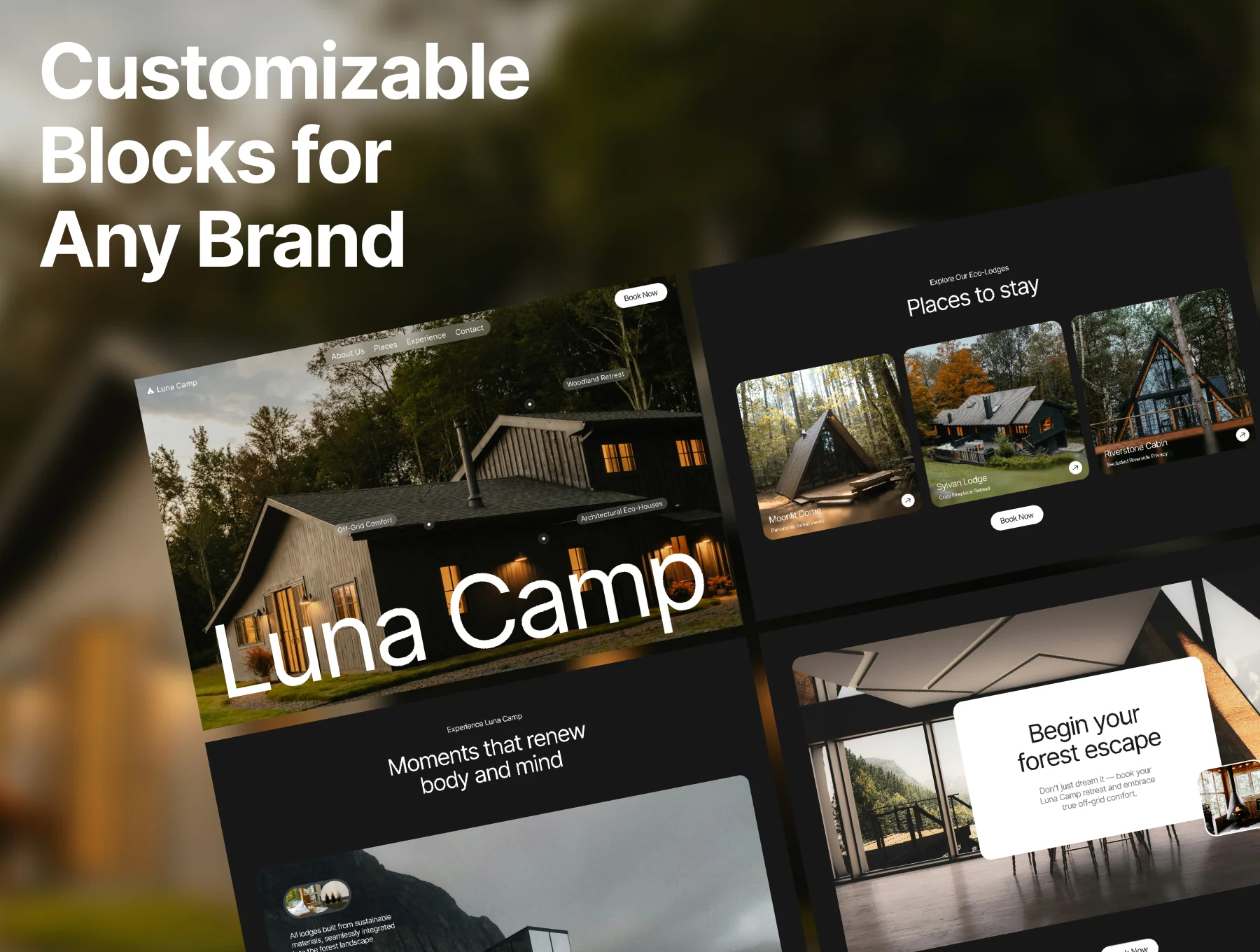 Luna Camp Glamping UI-Kit 3