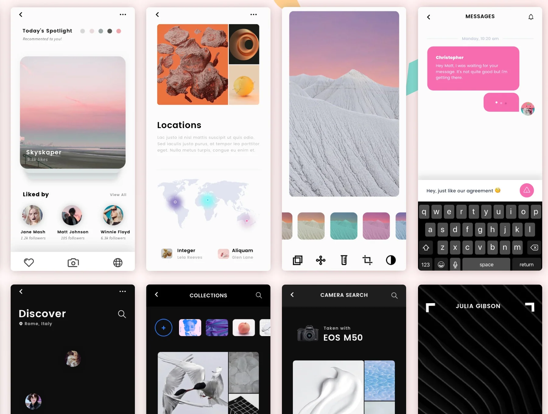 Luna Photo App UI Kit 6