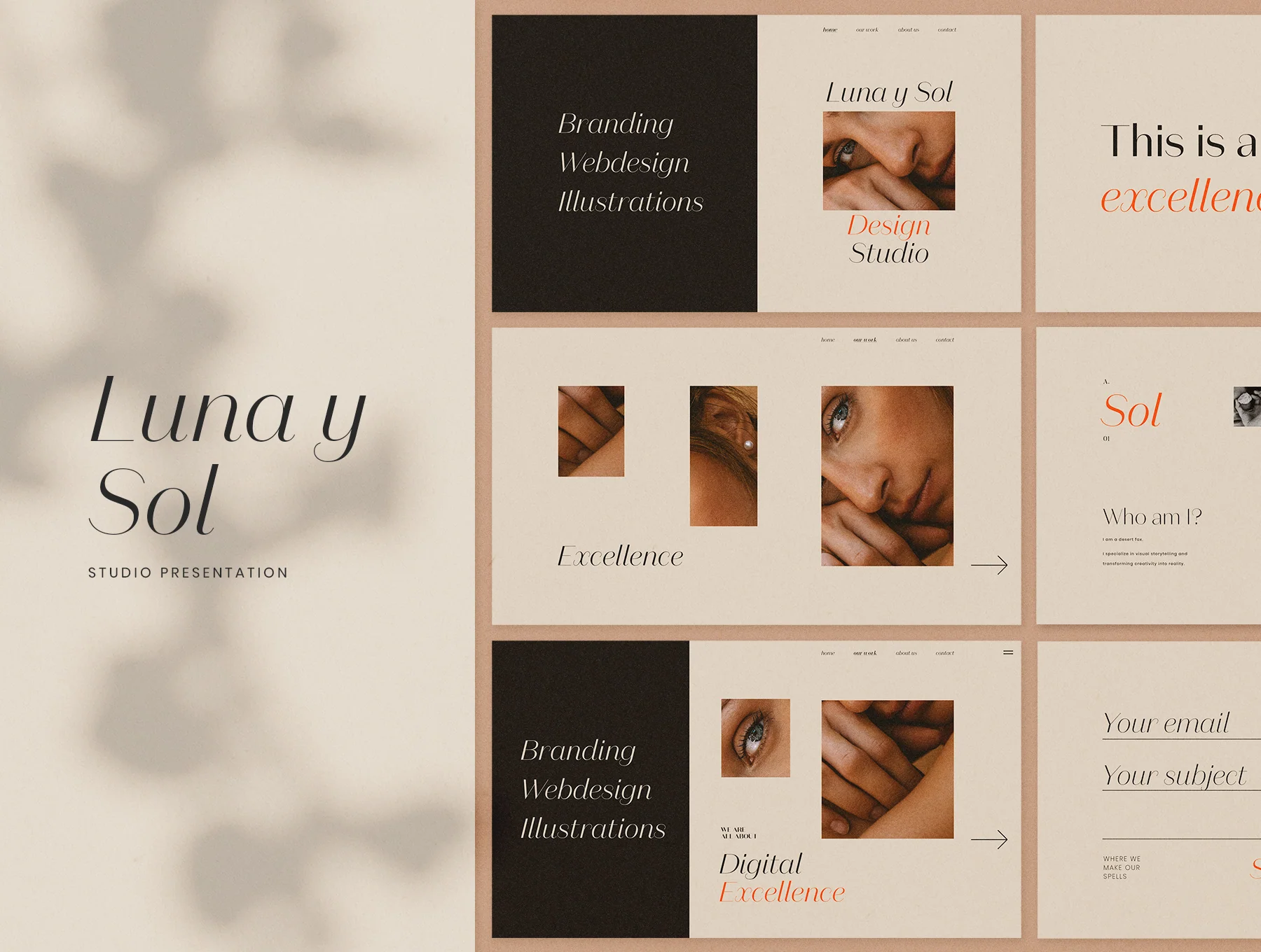 Studio Portfolio Presentation Proposal Luna y Sol