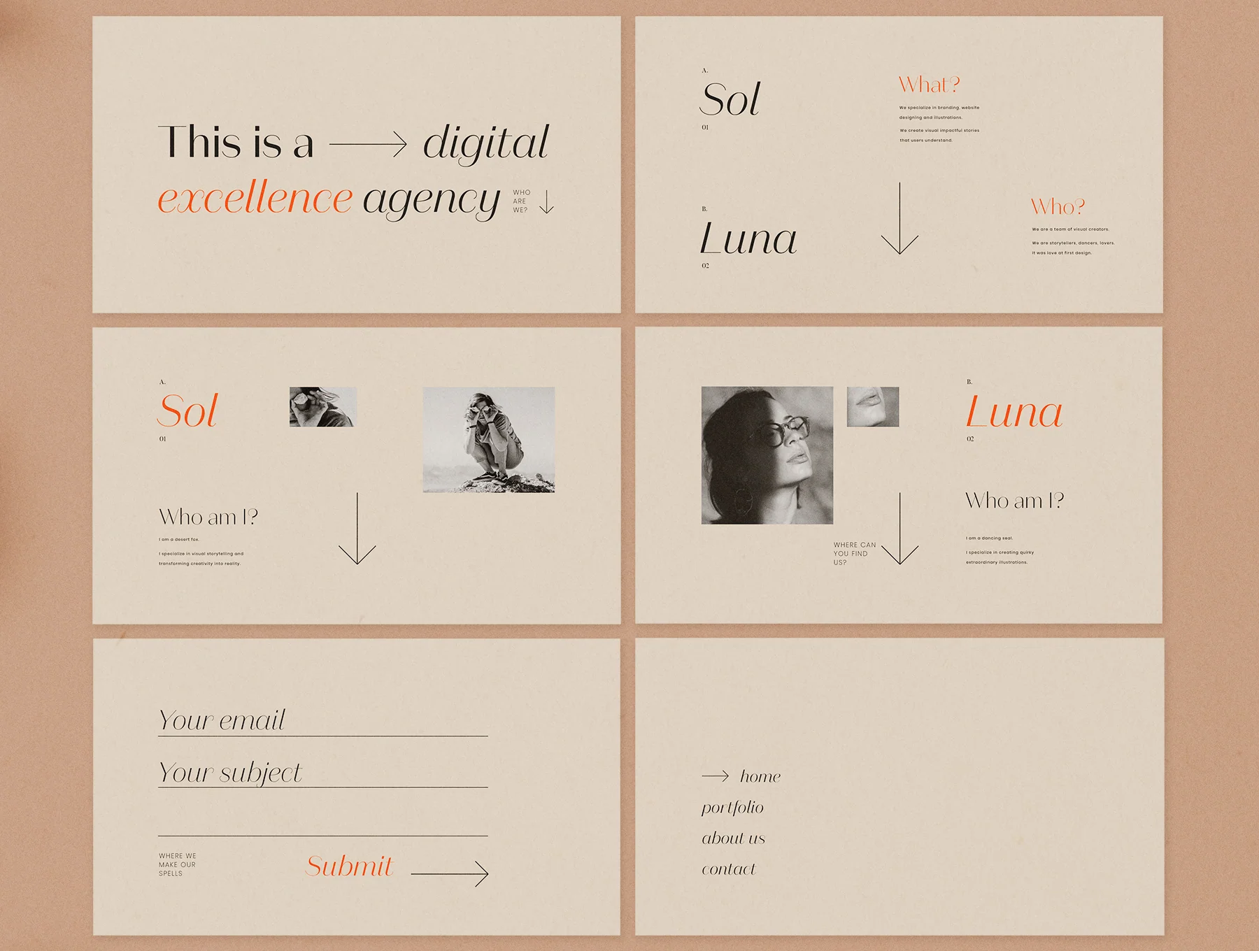Studio Portfolio Presentation Proposal Luna y Sol 2