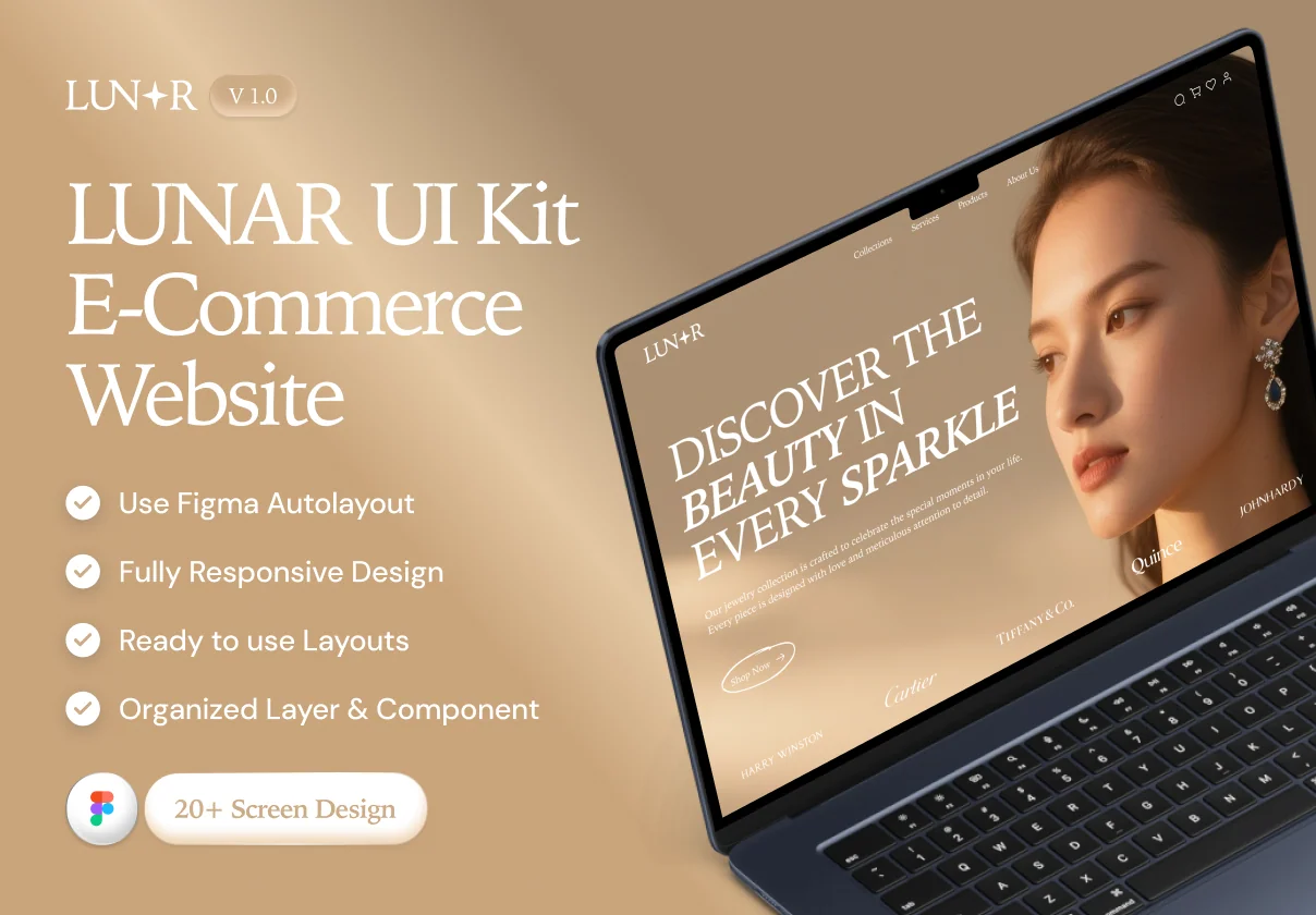 Lunar - E Commerce Website UI Kit