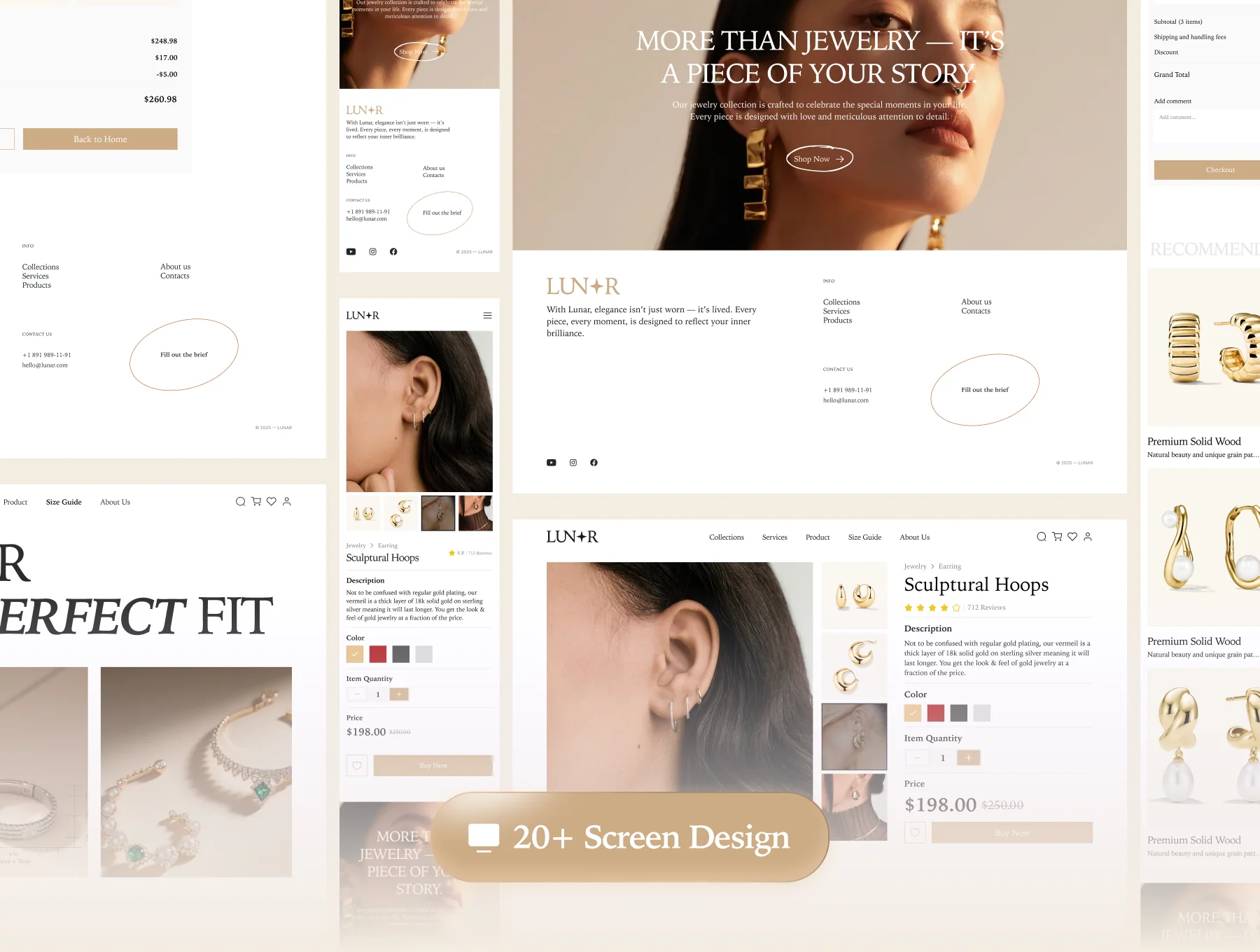 Lunar - E Commerce Website UI Kit 3