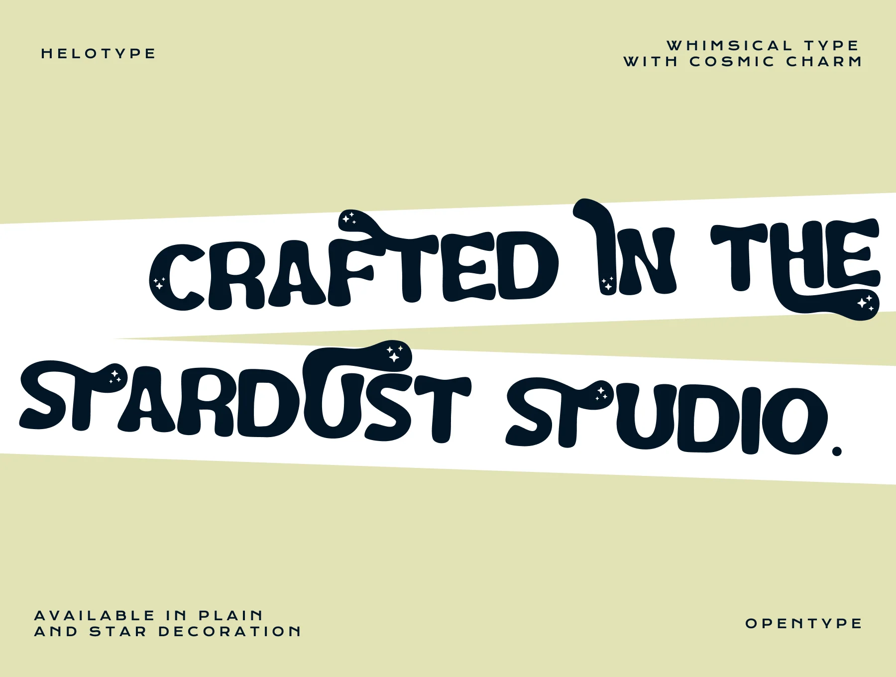 Lunar Echo - Cosmic Vibes Font 3