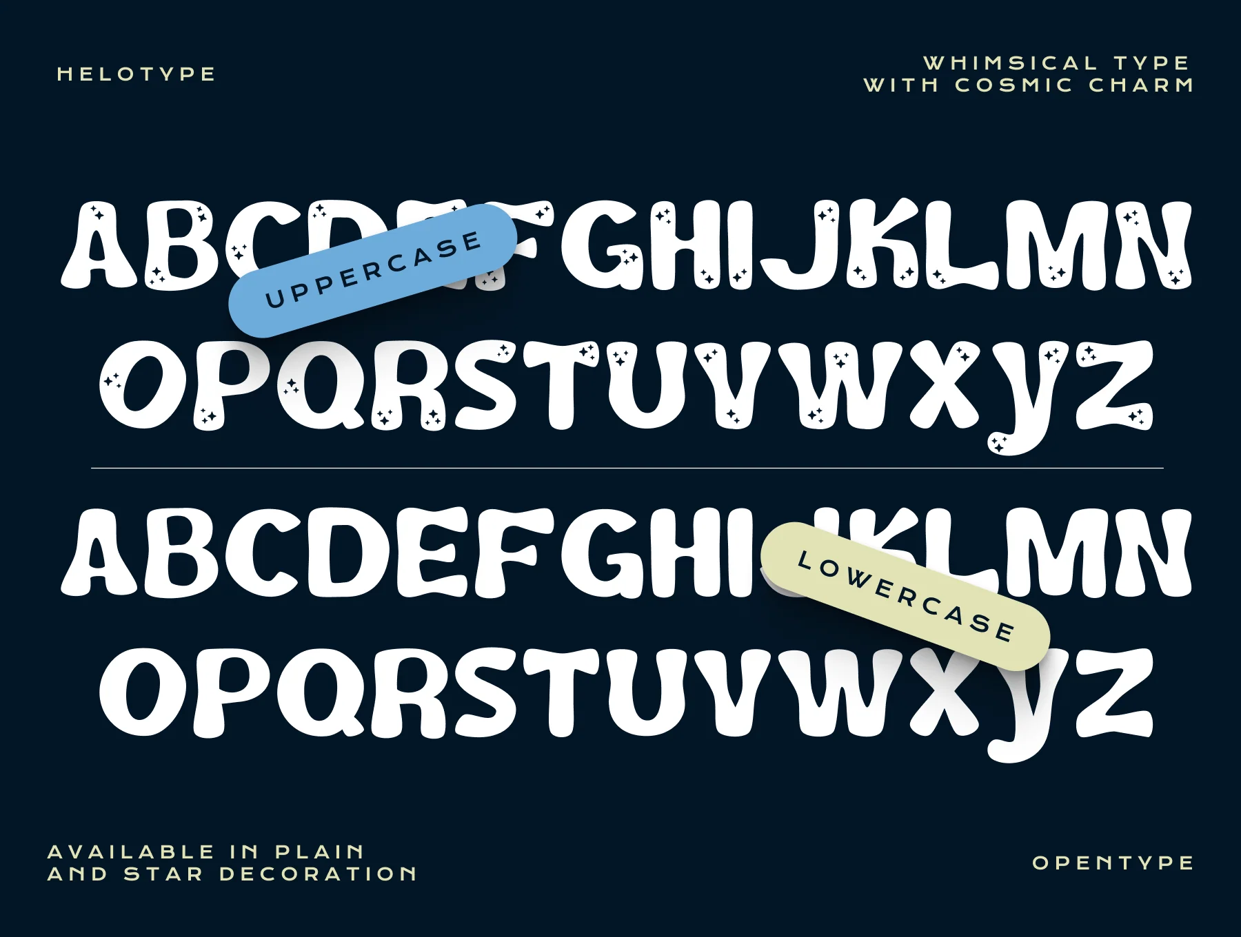 Lunar Echo - Cosmic Vibes Font 5